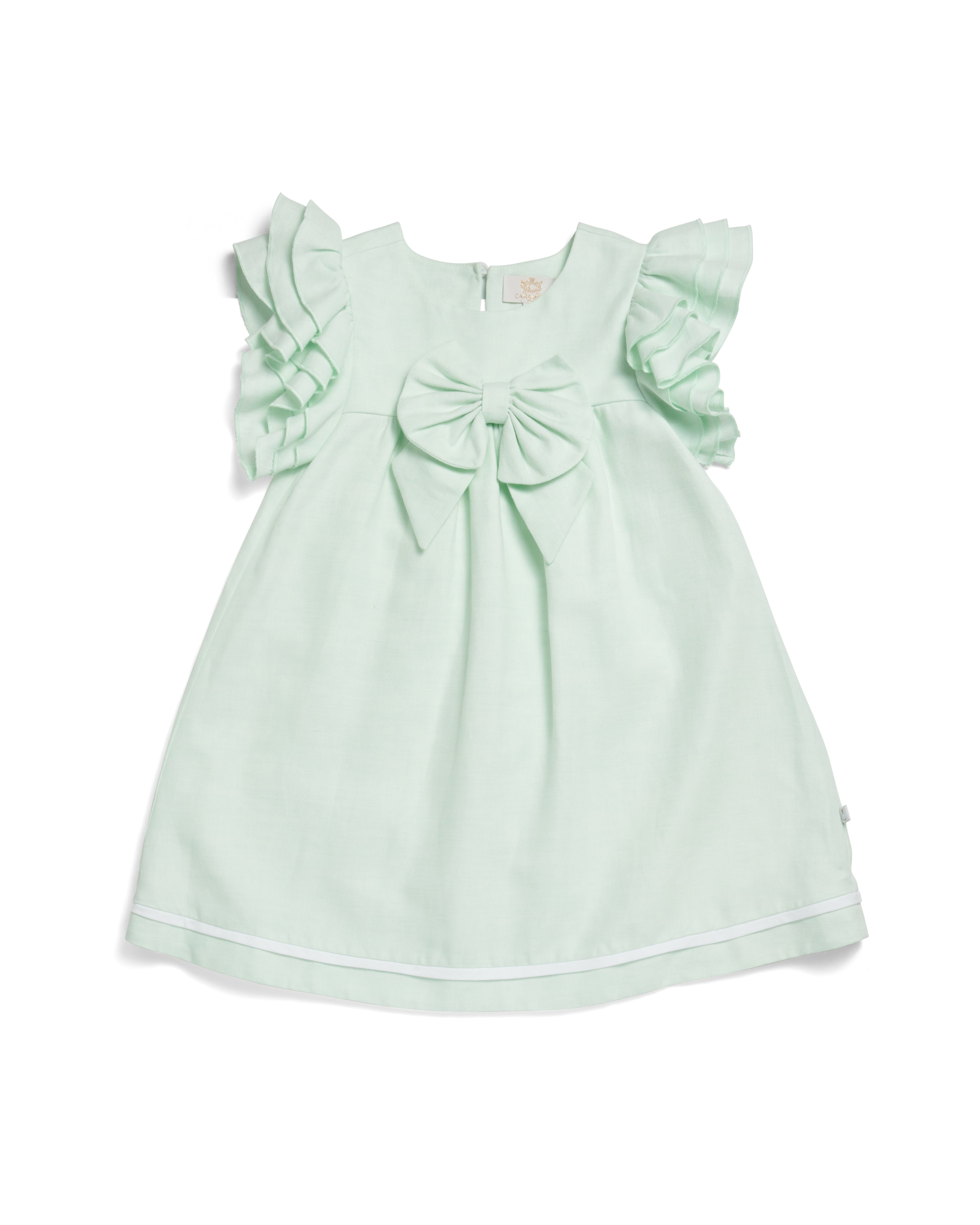 Summer Fete Mint Frill Sleeve Two-Piece Dress Set