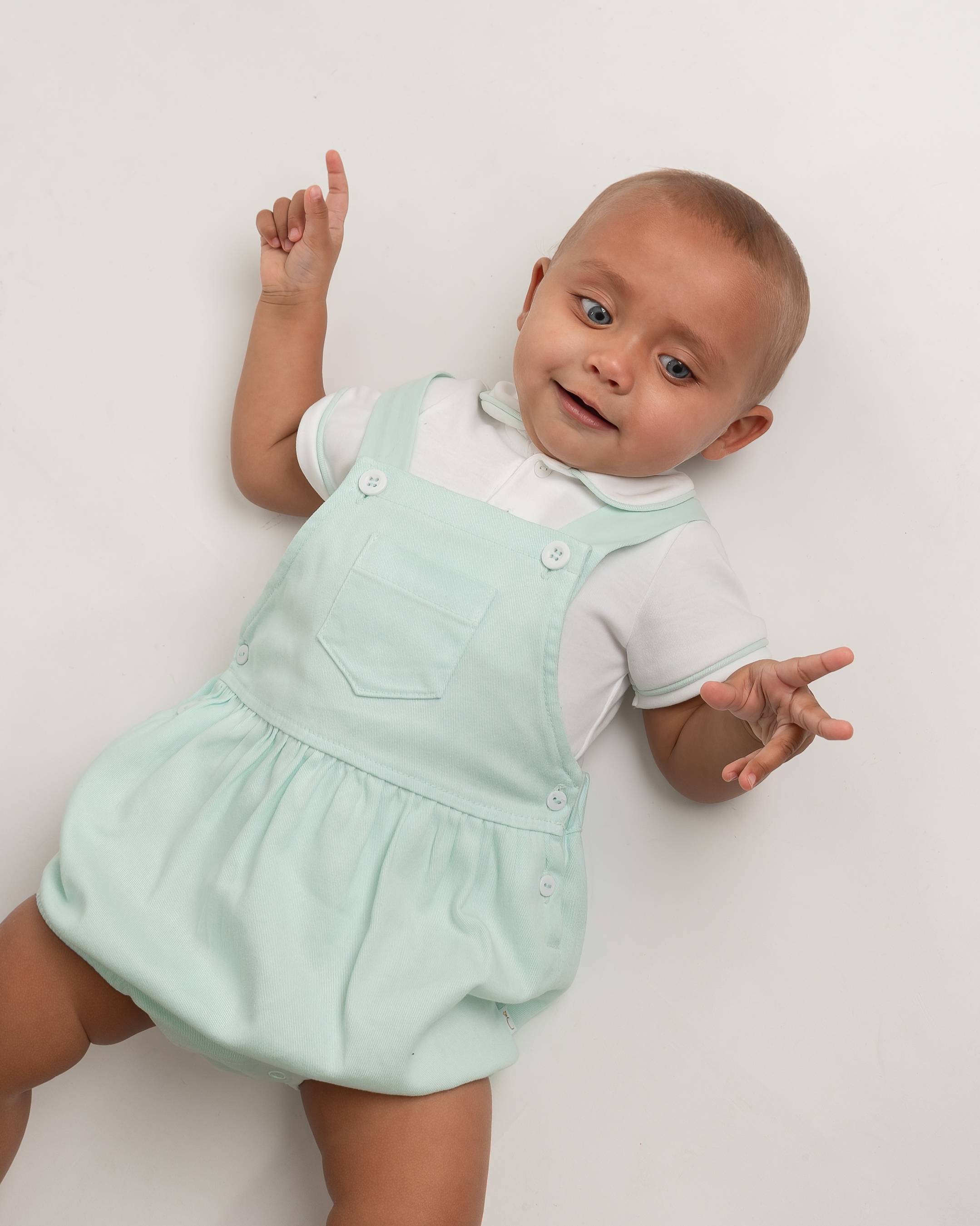 Mint Baby Boys Smart Bodysuit & Romper Set