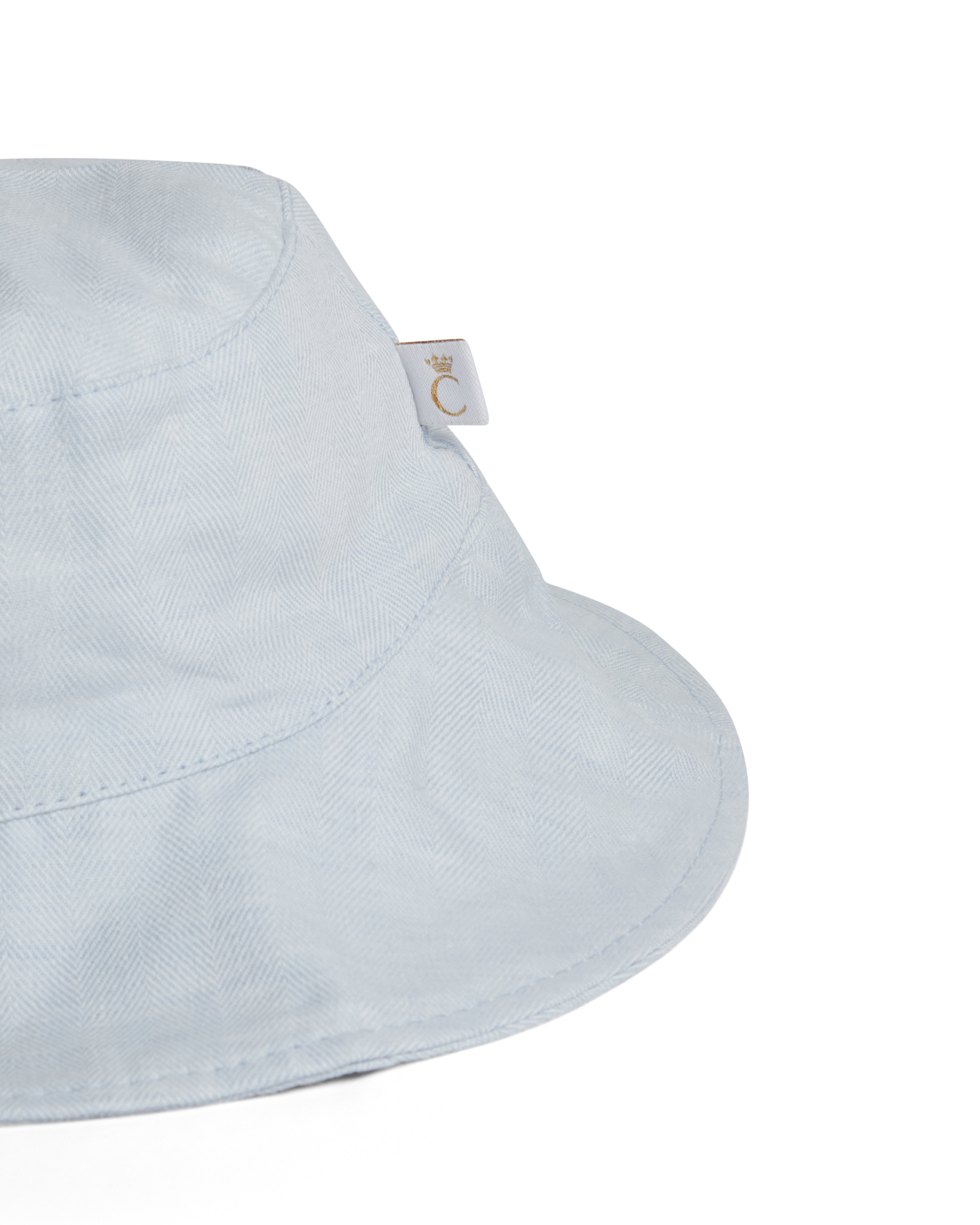 Sky Linen Blend Bucket Hat