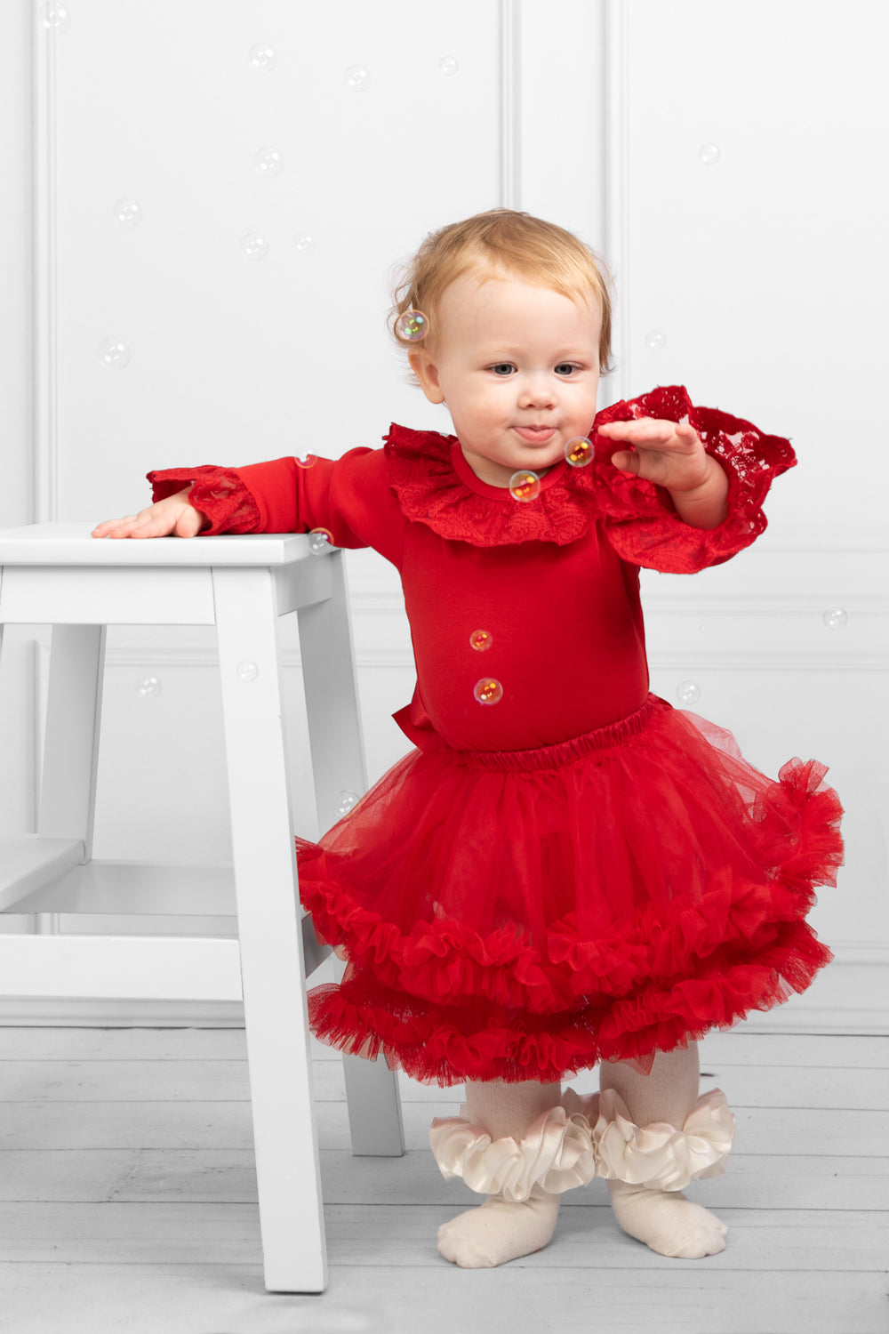 Girls layered ruffle tutu skirt