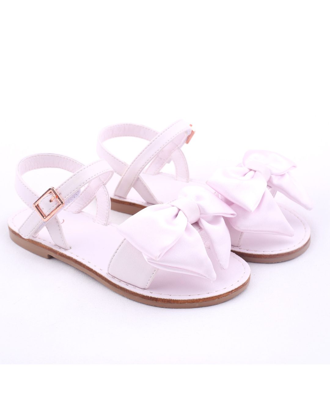 Pink Bow Strap Sandals