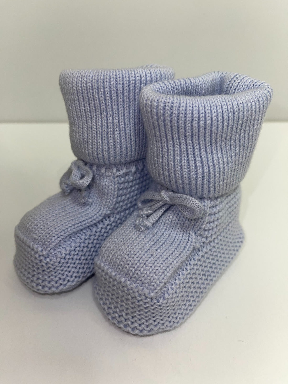 Sky Knitted Booties