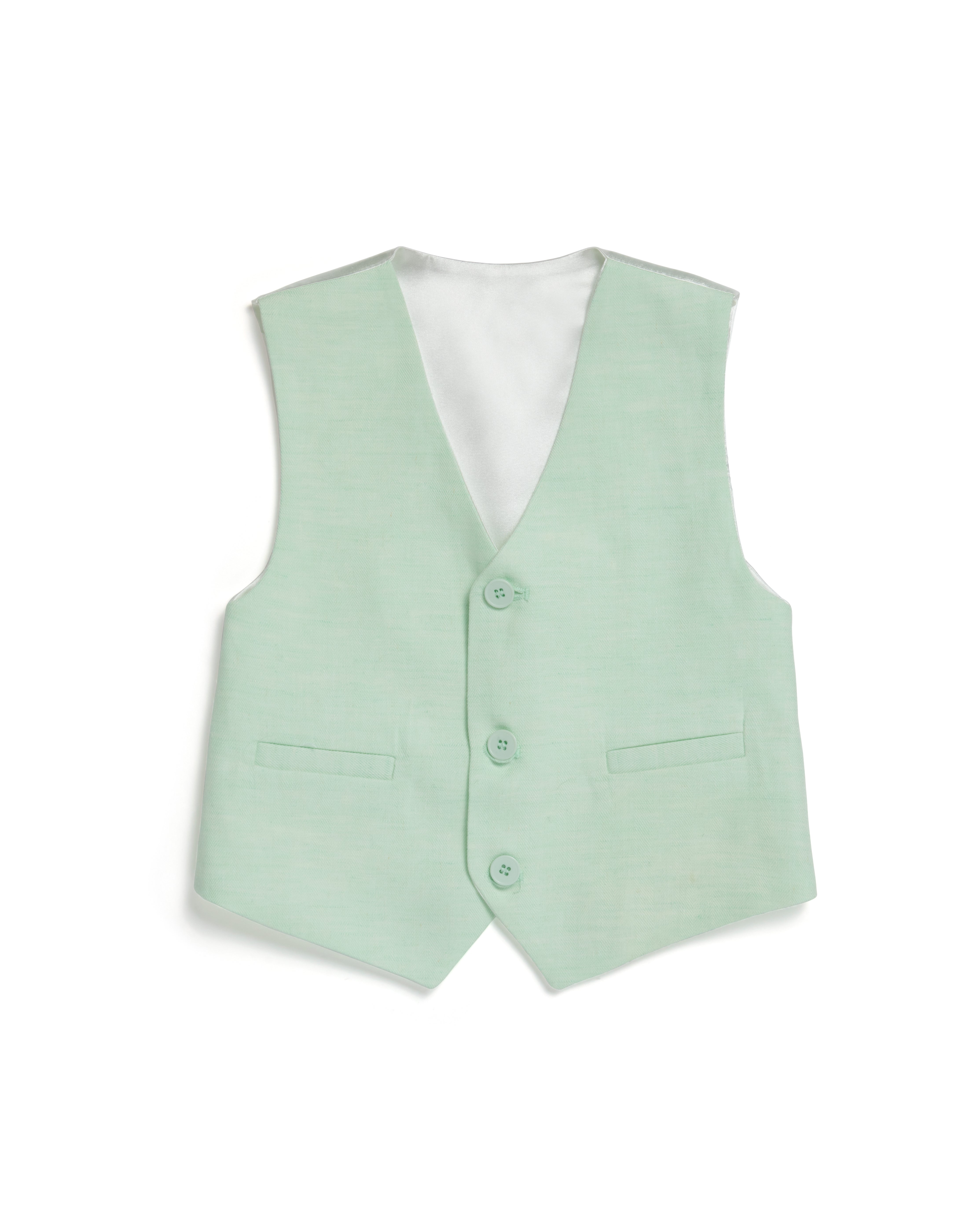 Mint Boys' Linen Blend 3-Piece Suit Set