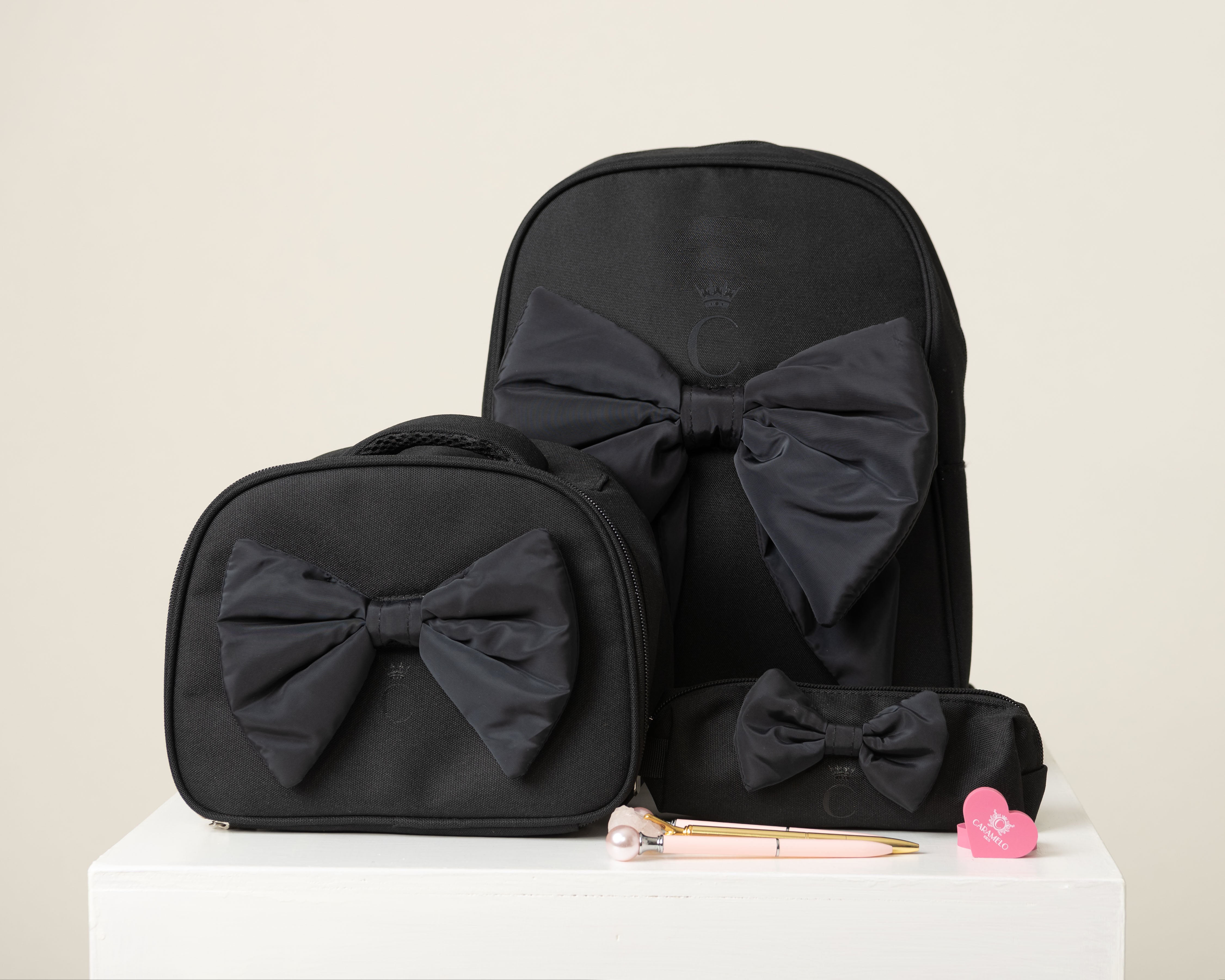 Black Bow Backpack