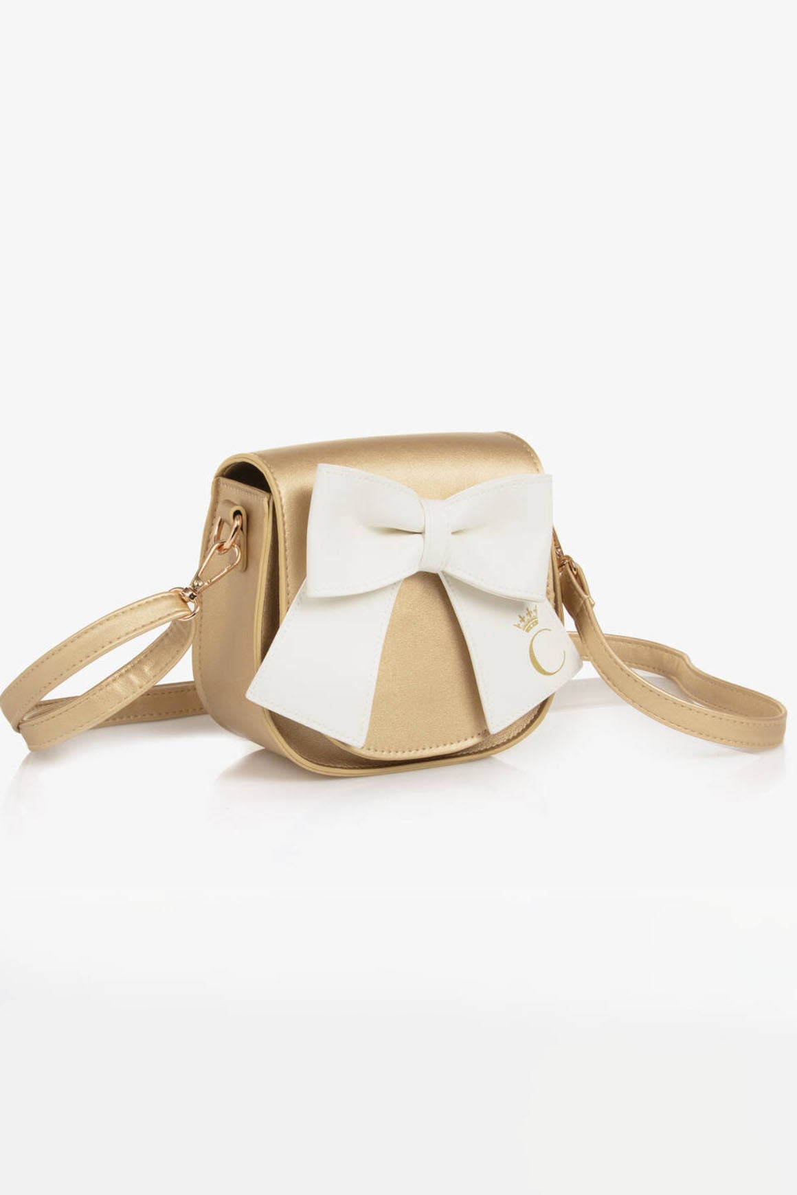 Gold Handbag with Bow