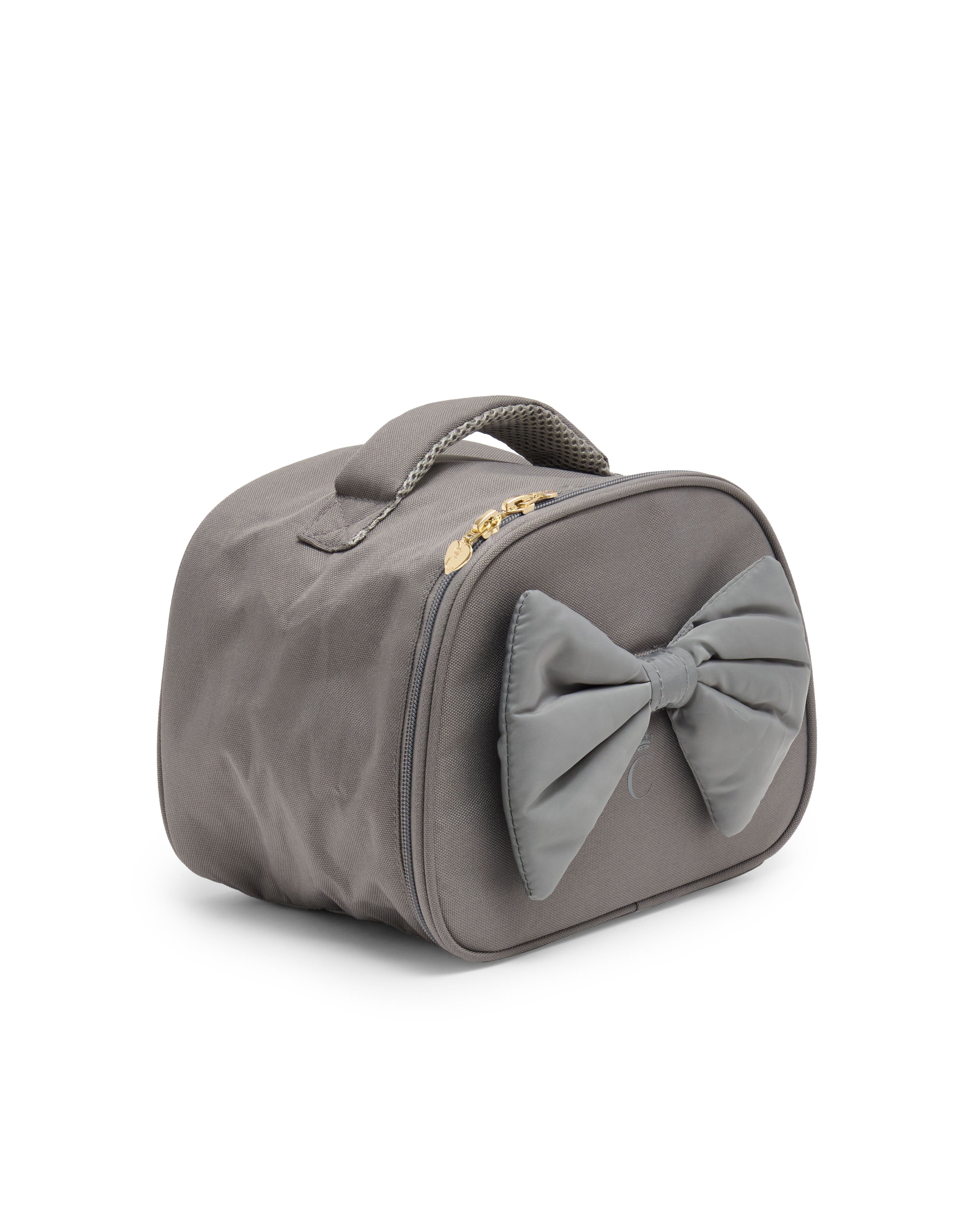Grey Bow Lunch Bag