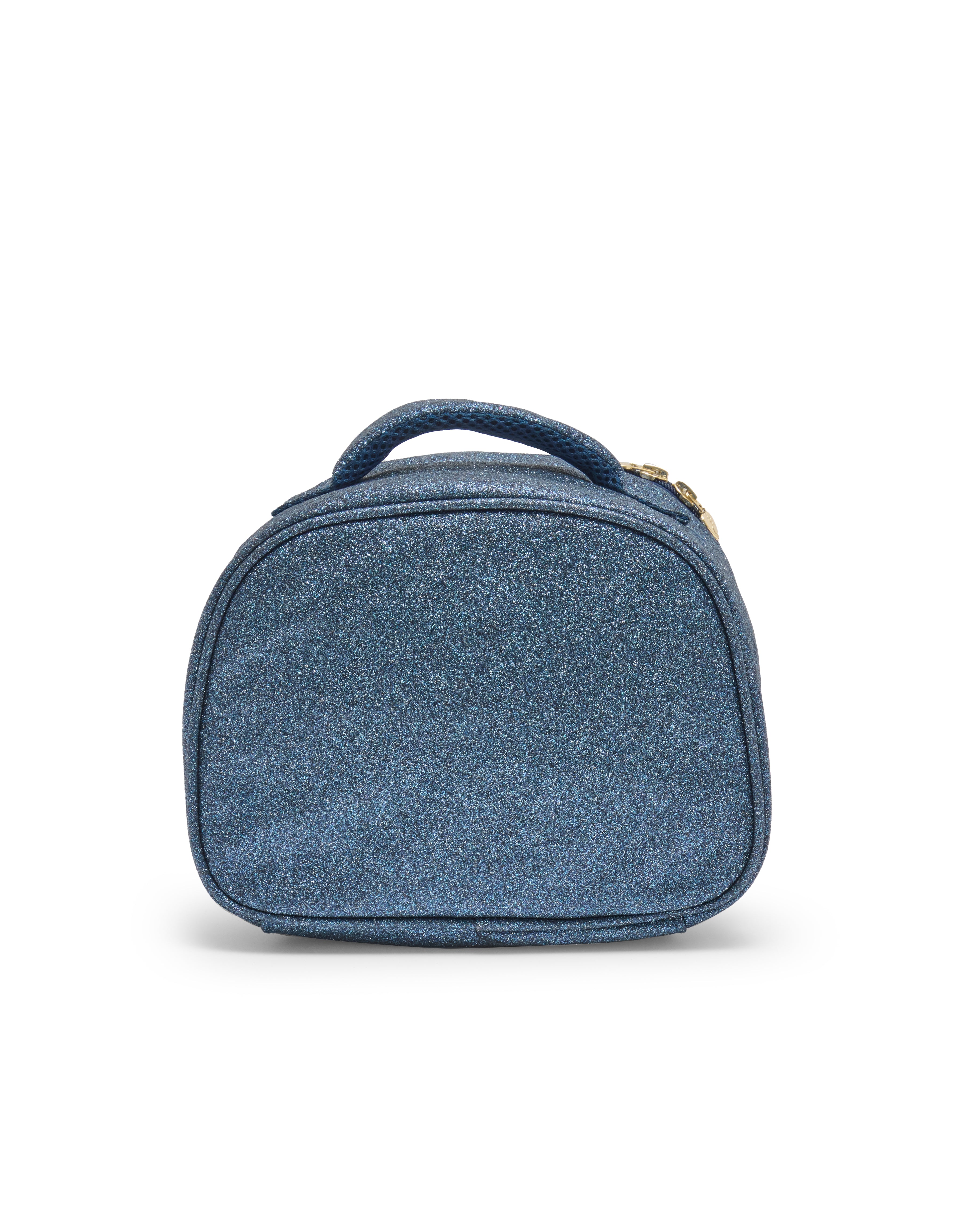 Navy Glitter Lunch Bag with Bow