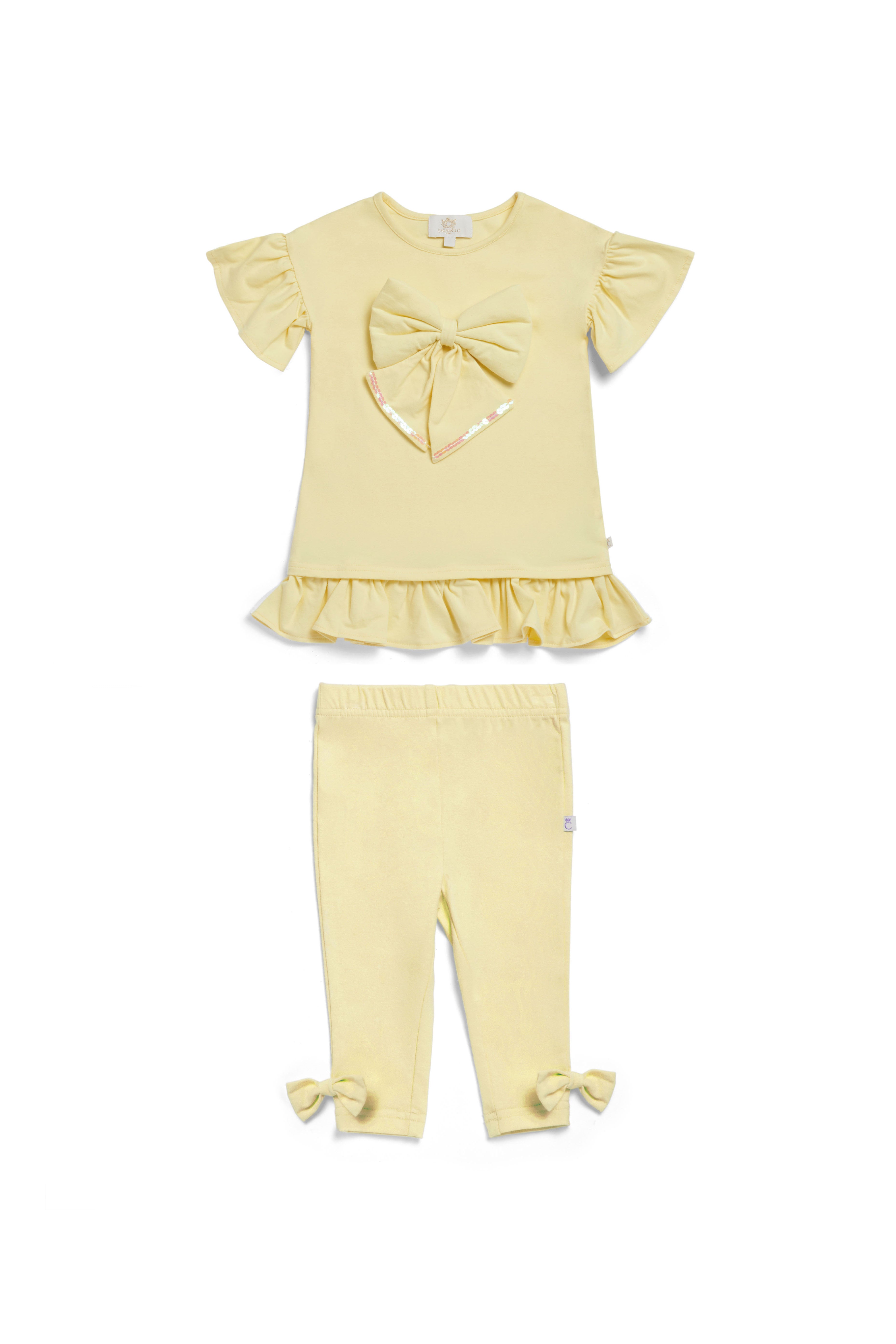 Elevated Essentials Lemon Baby Legging Set