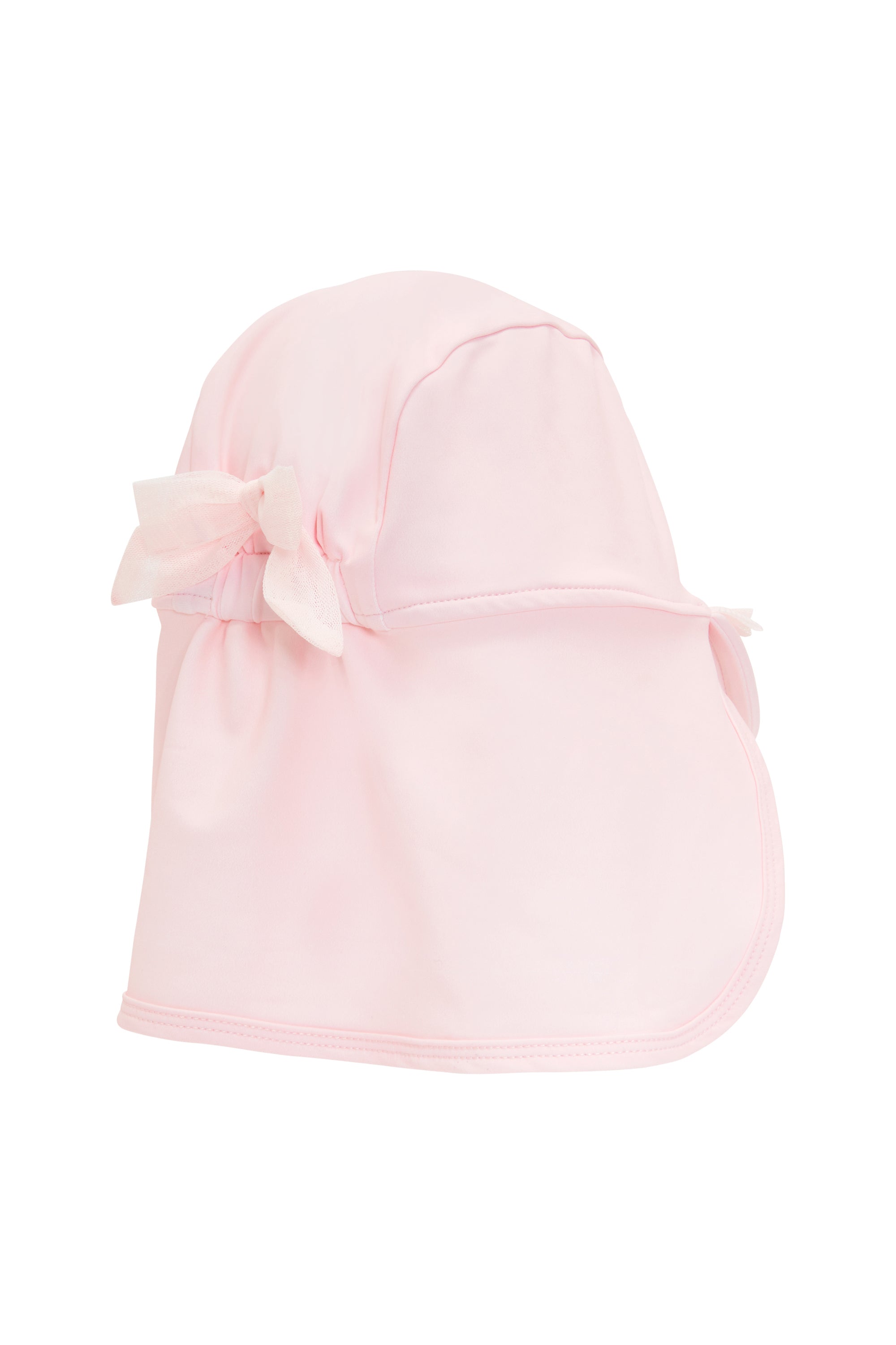Pink Bow-Embellished Swim Sunsafe Hat (UPF50)