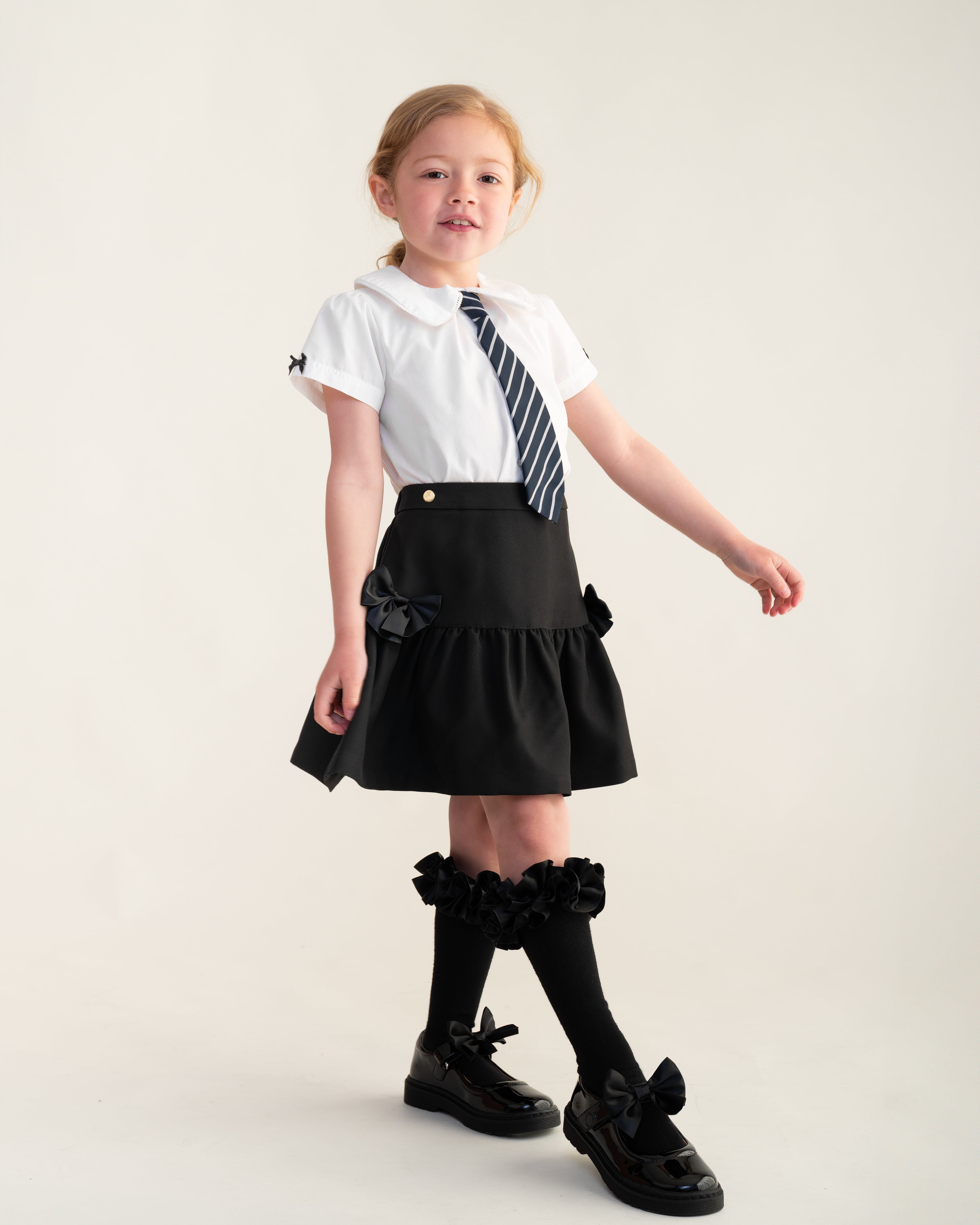 Black Bow Detail Skirt