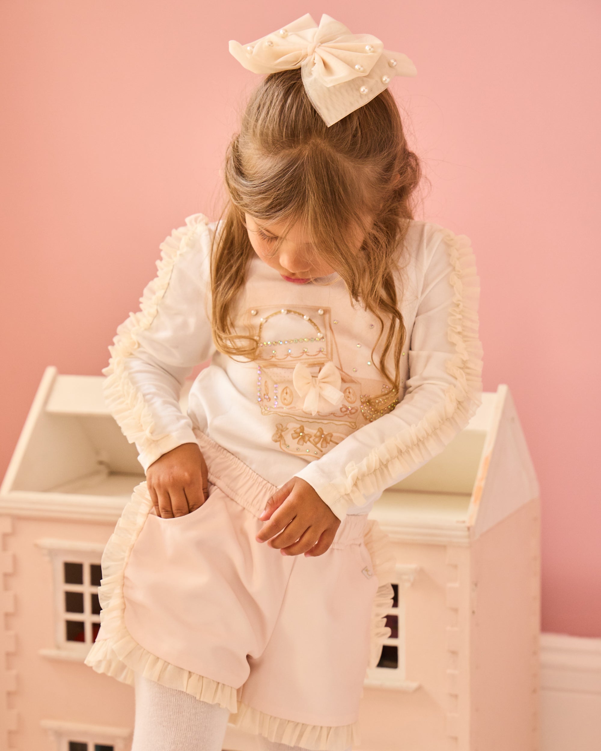 Mink Ruffle Short Set