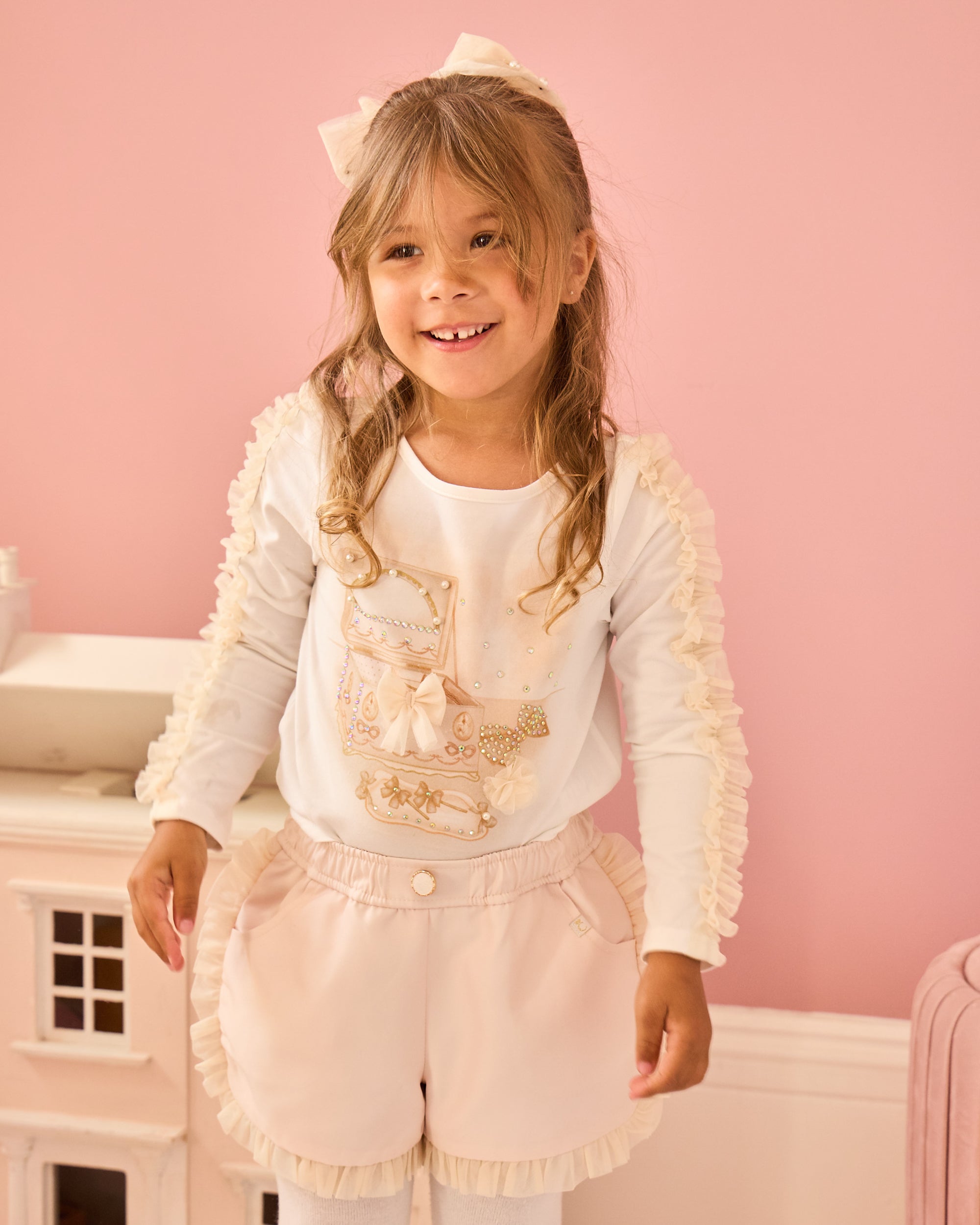 Mink Ruffle Short Set