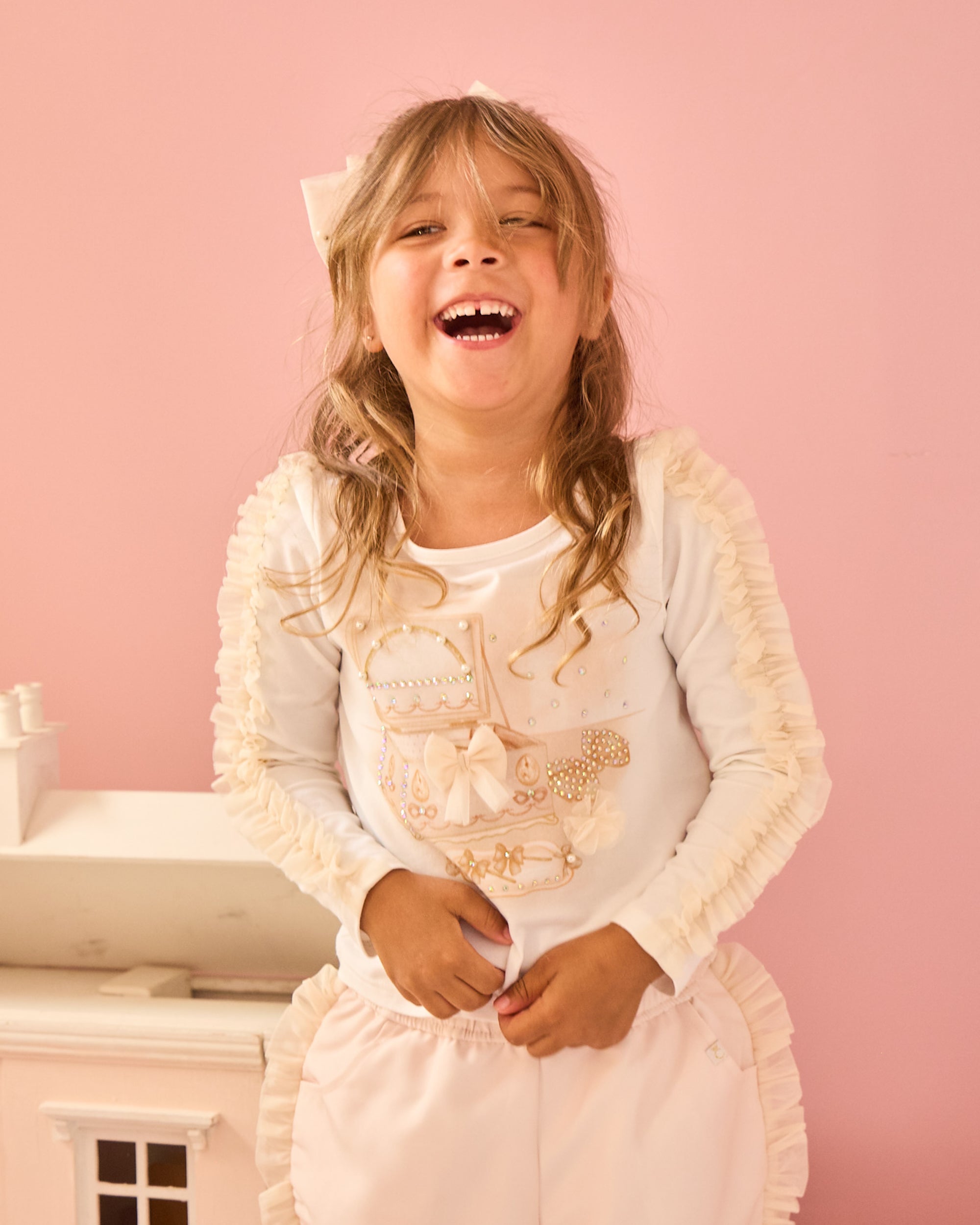 Mink Ruffle Short Set