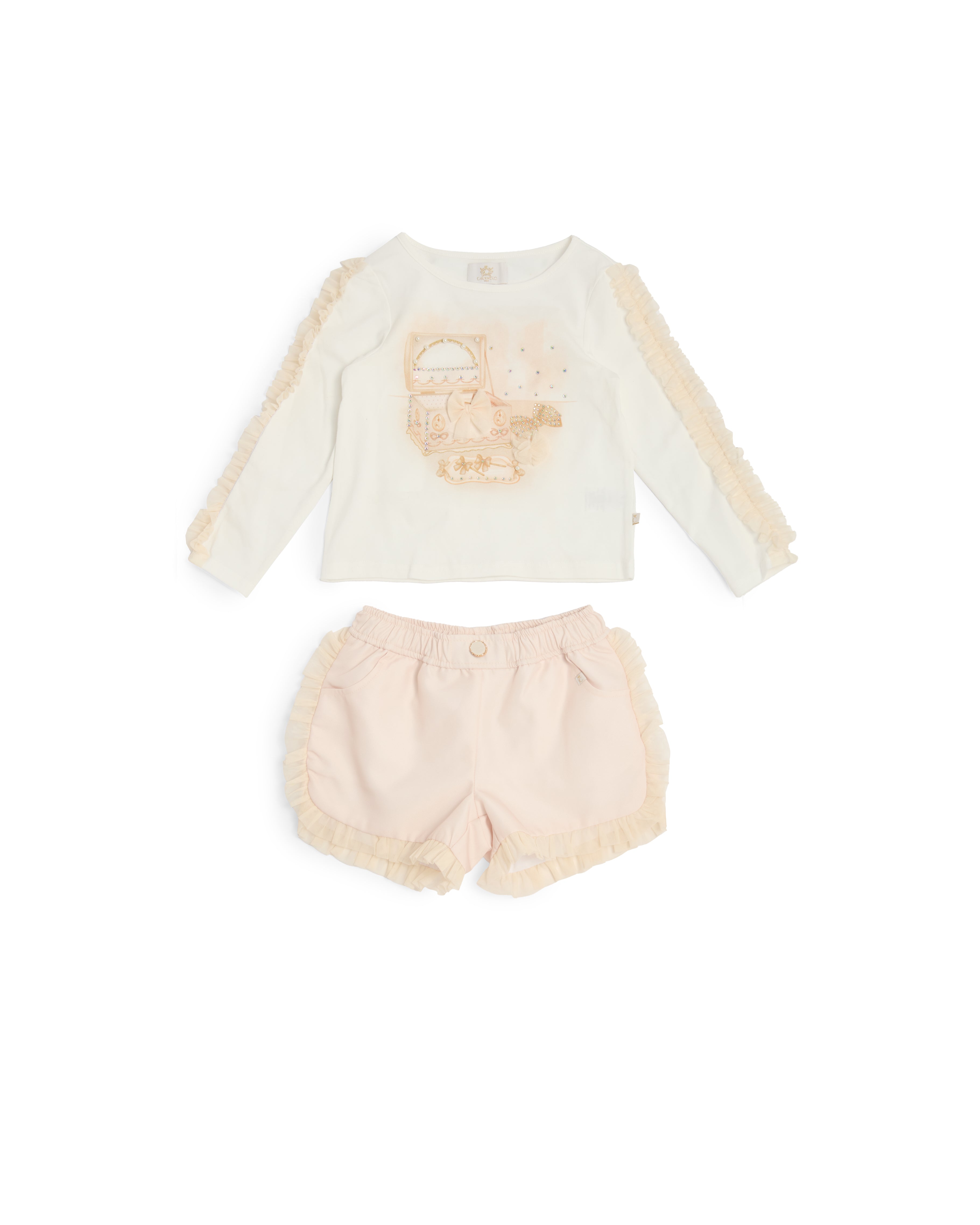 Mink Ruffle Short Set