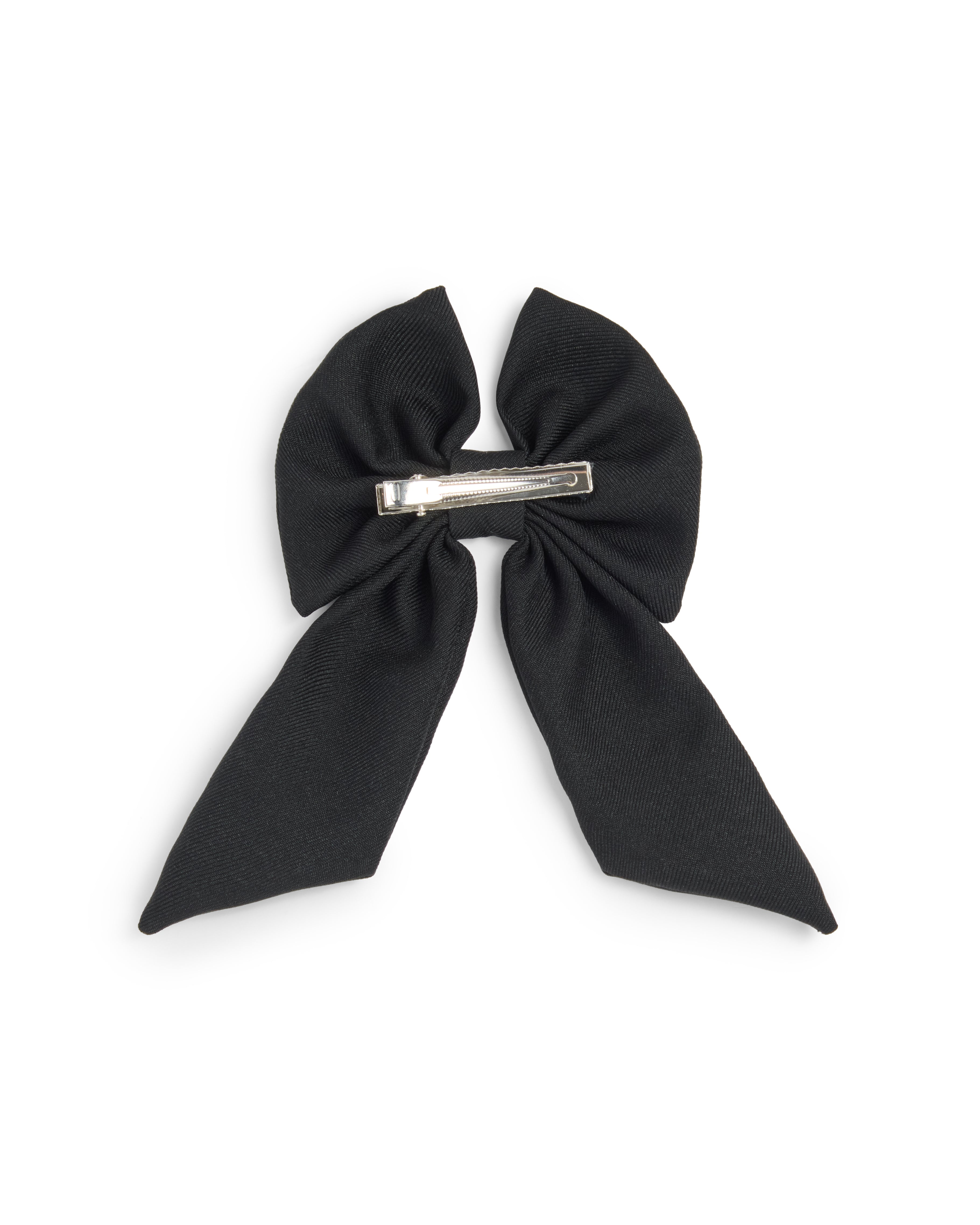 Black School Bow Hair Clip