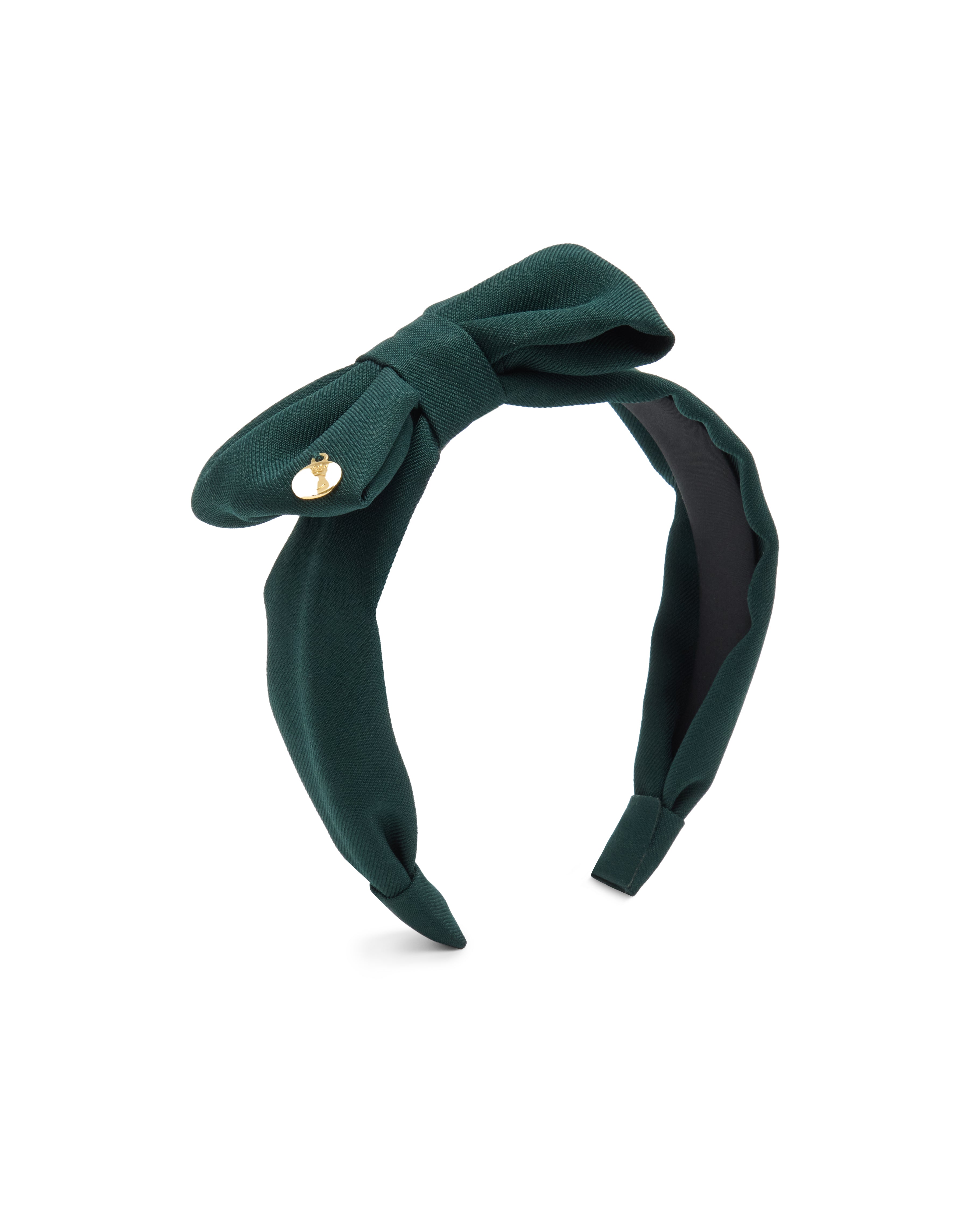 Bottle Green Bow Headband
