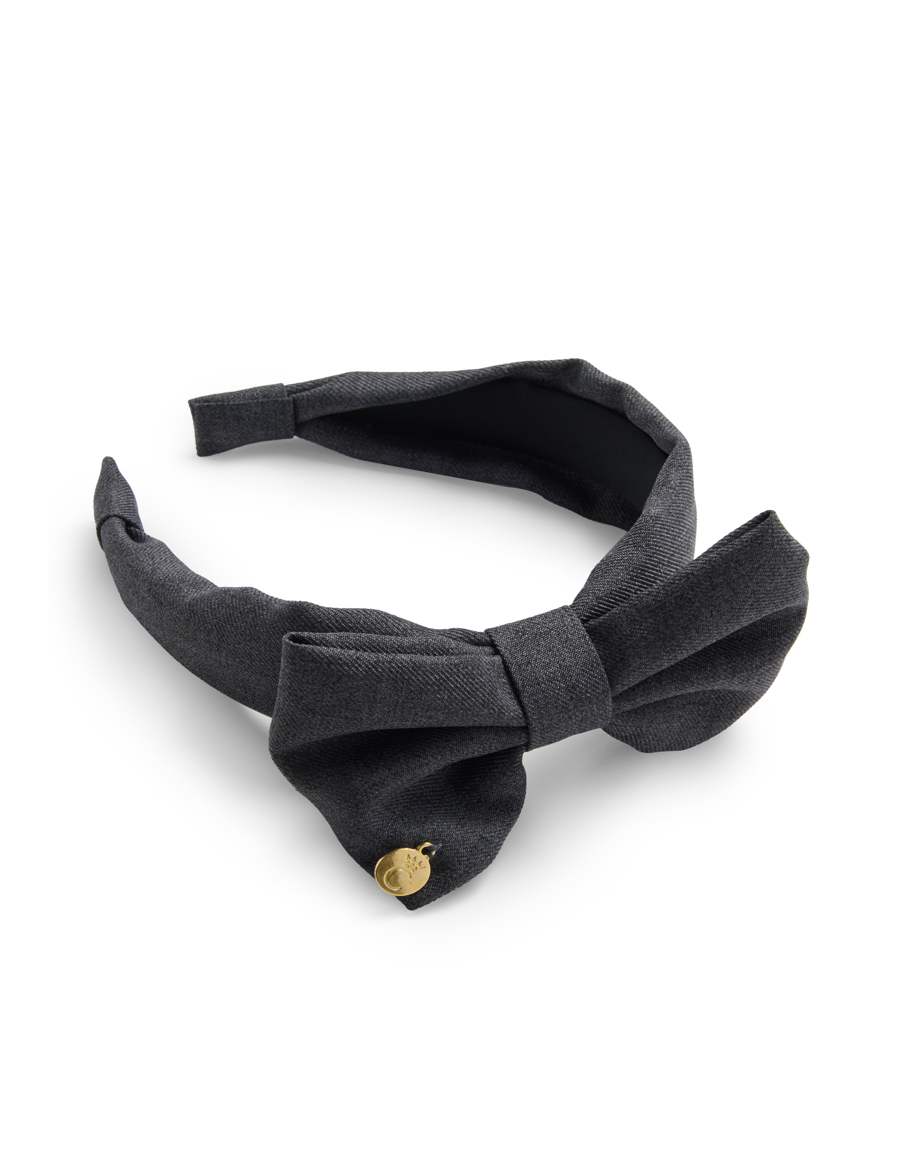 Grey Bow Headband