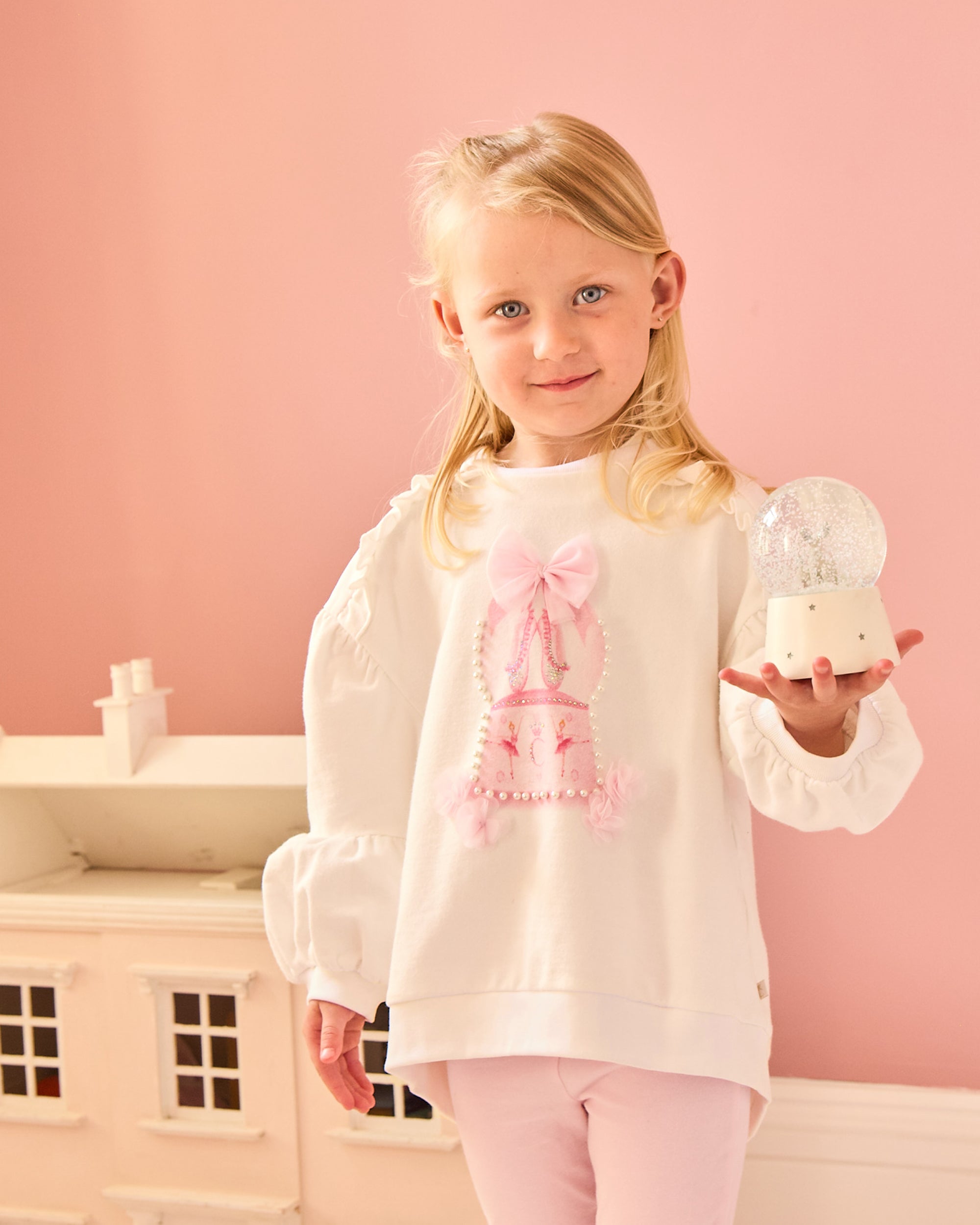 Pink Brushed Cotton Legging Set