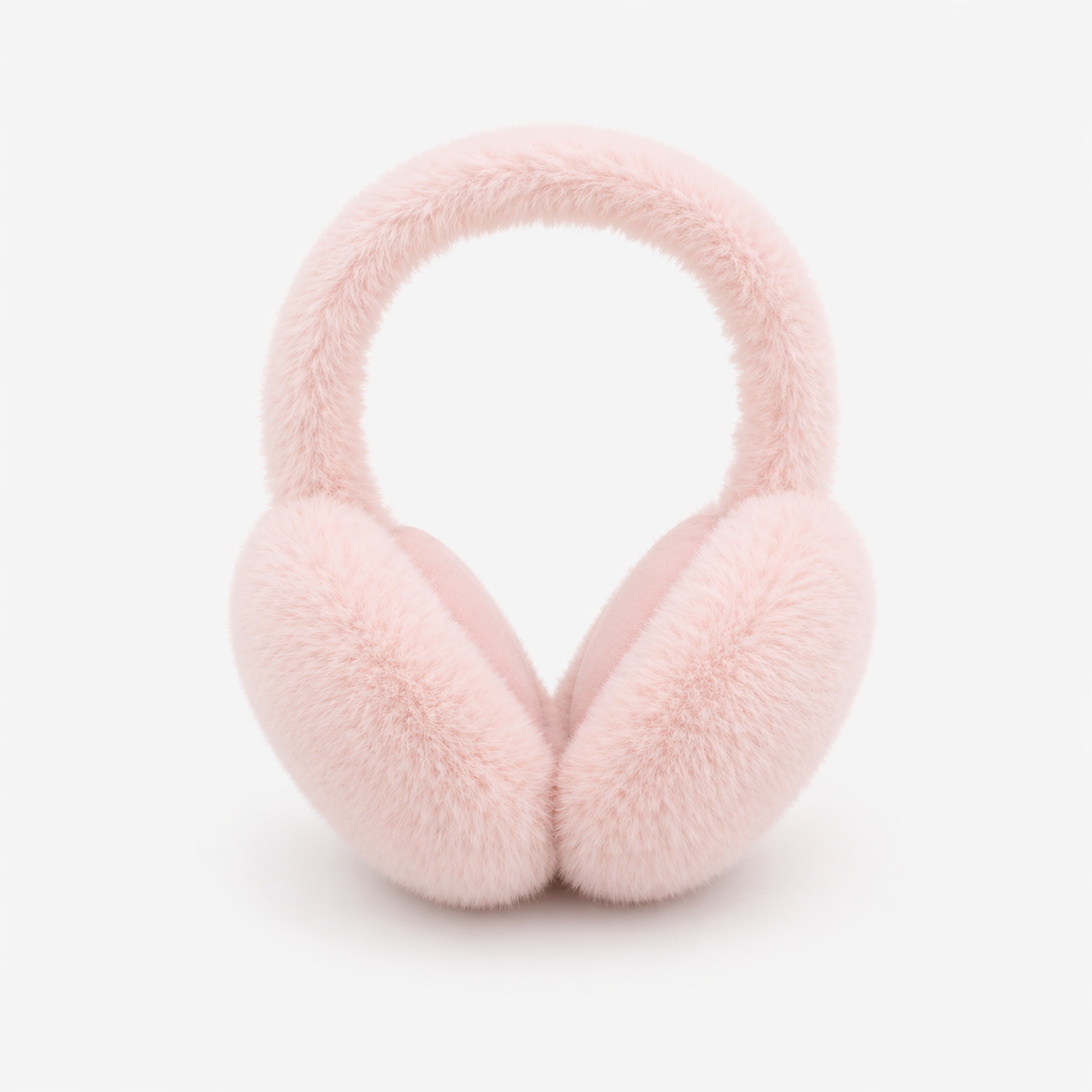 Pink Soft Faux Fur Earmuffs