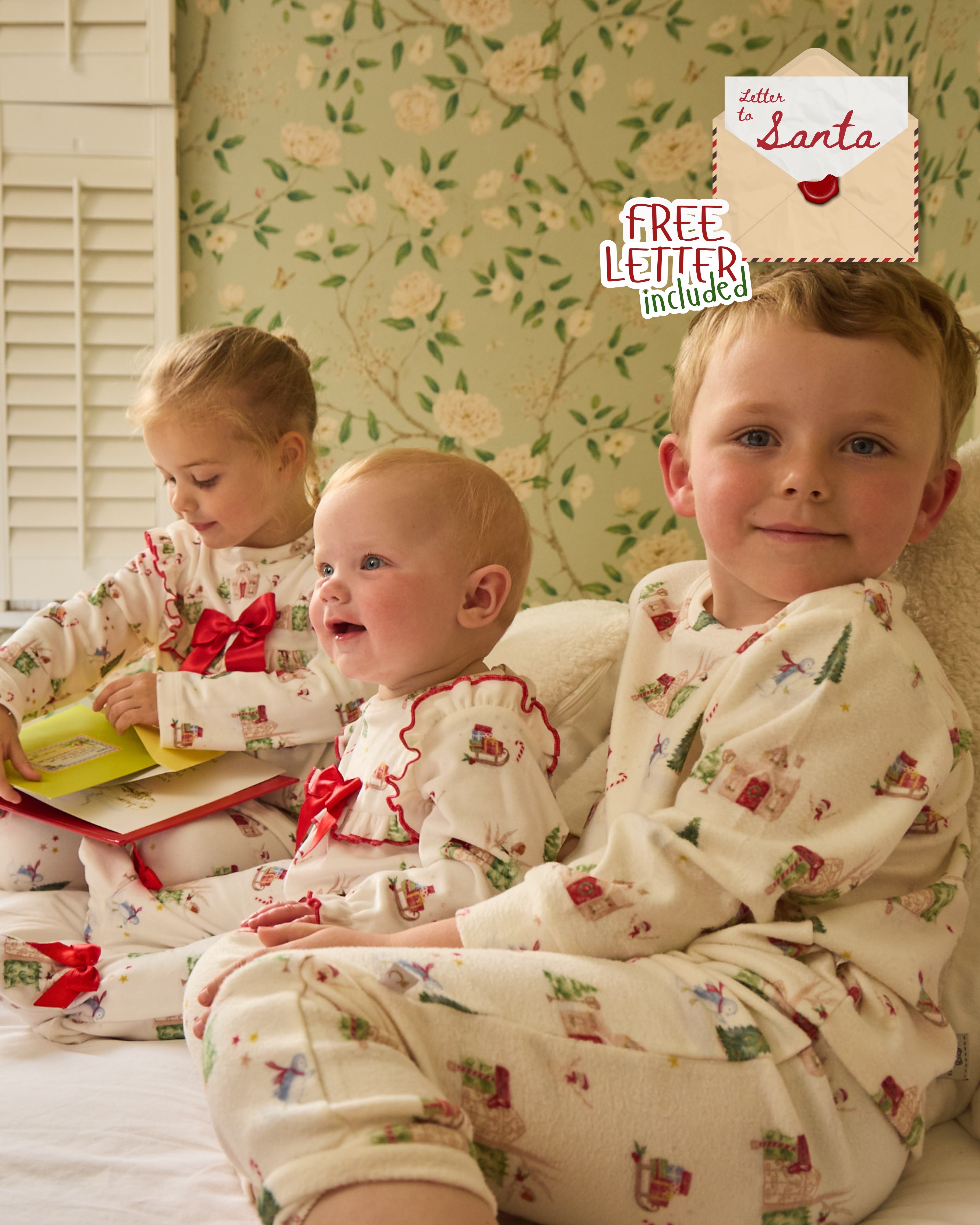 Boys Christmas Print Pyjama Set