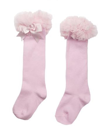 Pink Tutu knee length socks