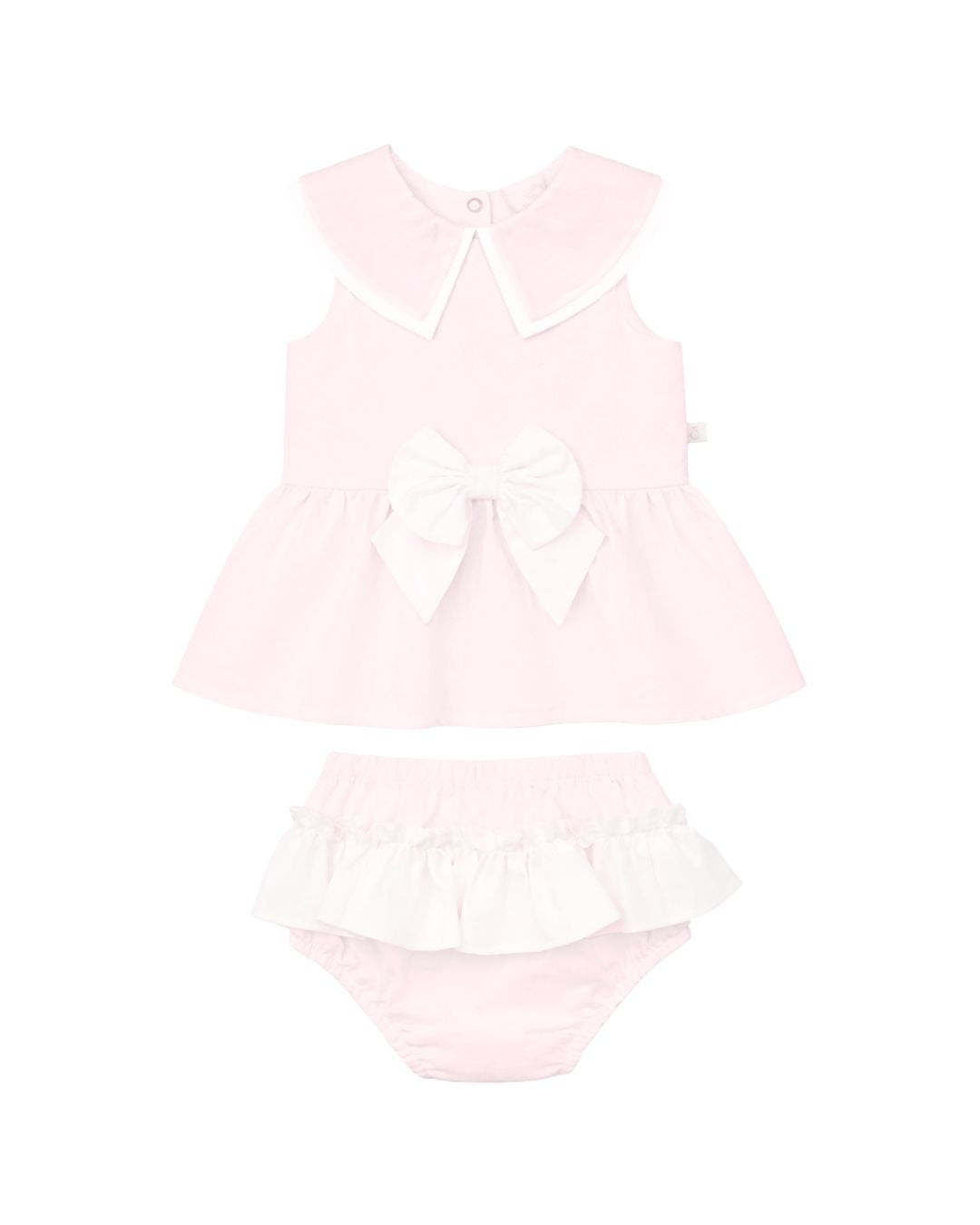 Pink Baby Sailor Dress & Jam Pant Set