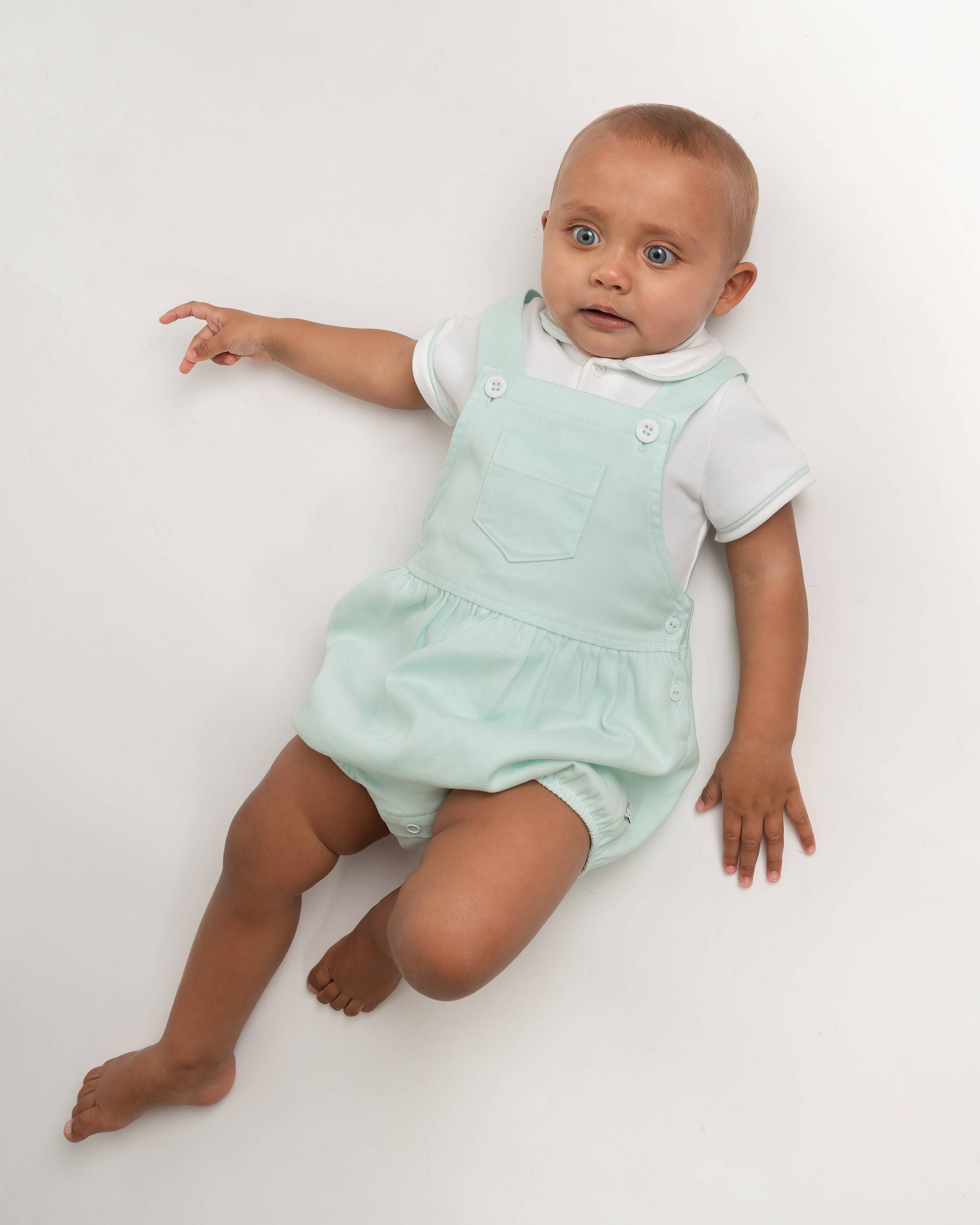 Mint Baby Boys Smart Bodysuit & Romper Set