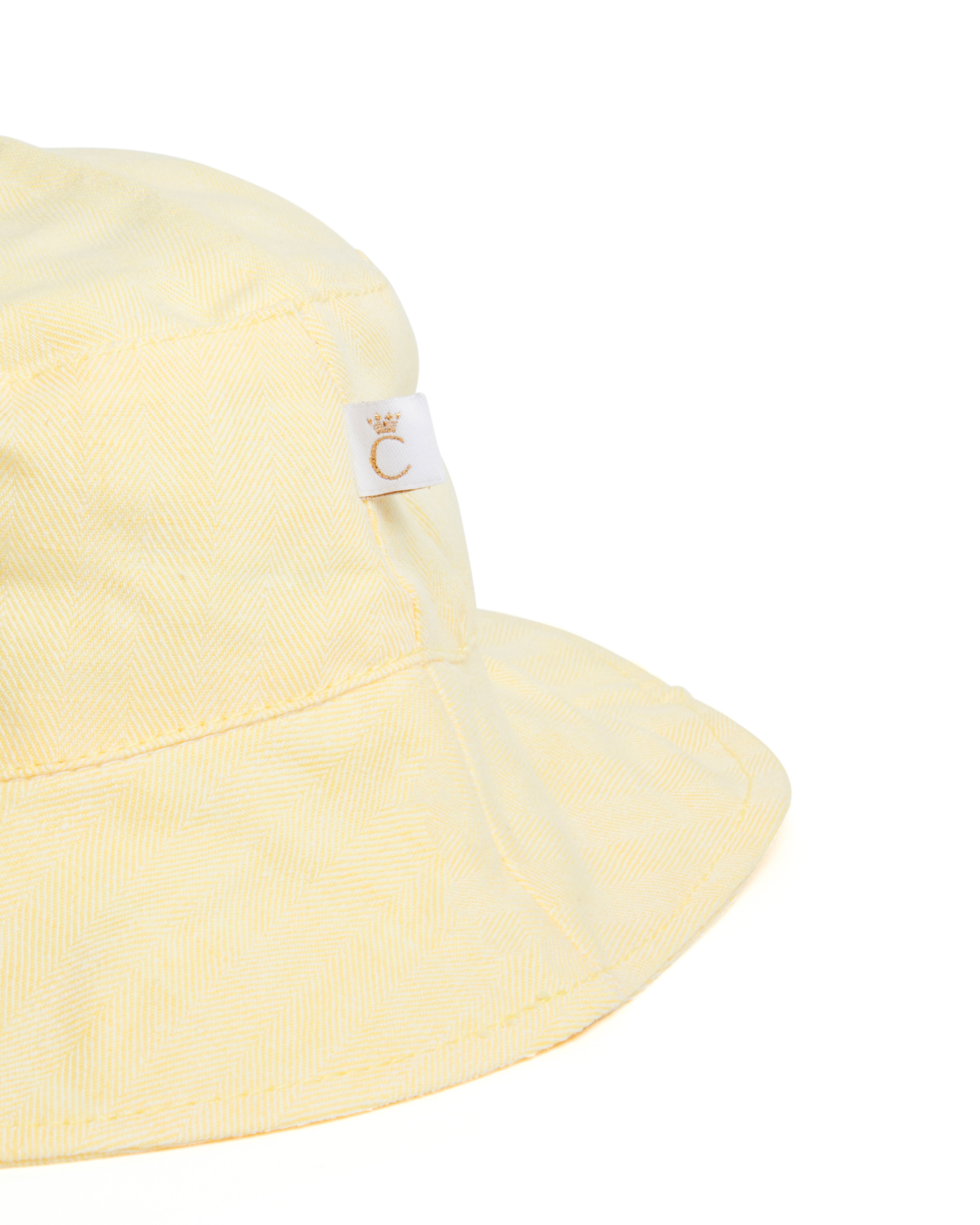 Lemon Linen Bucket Hat