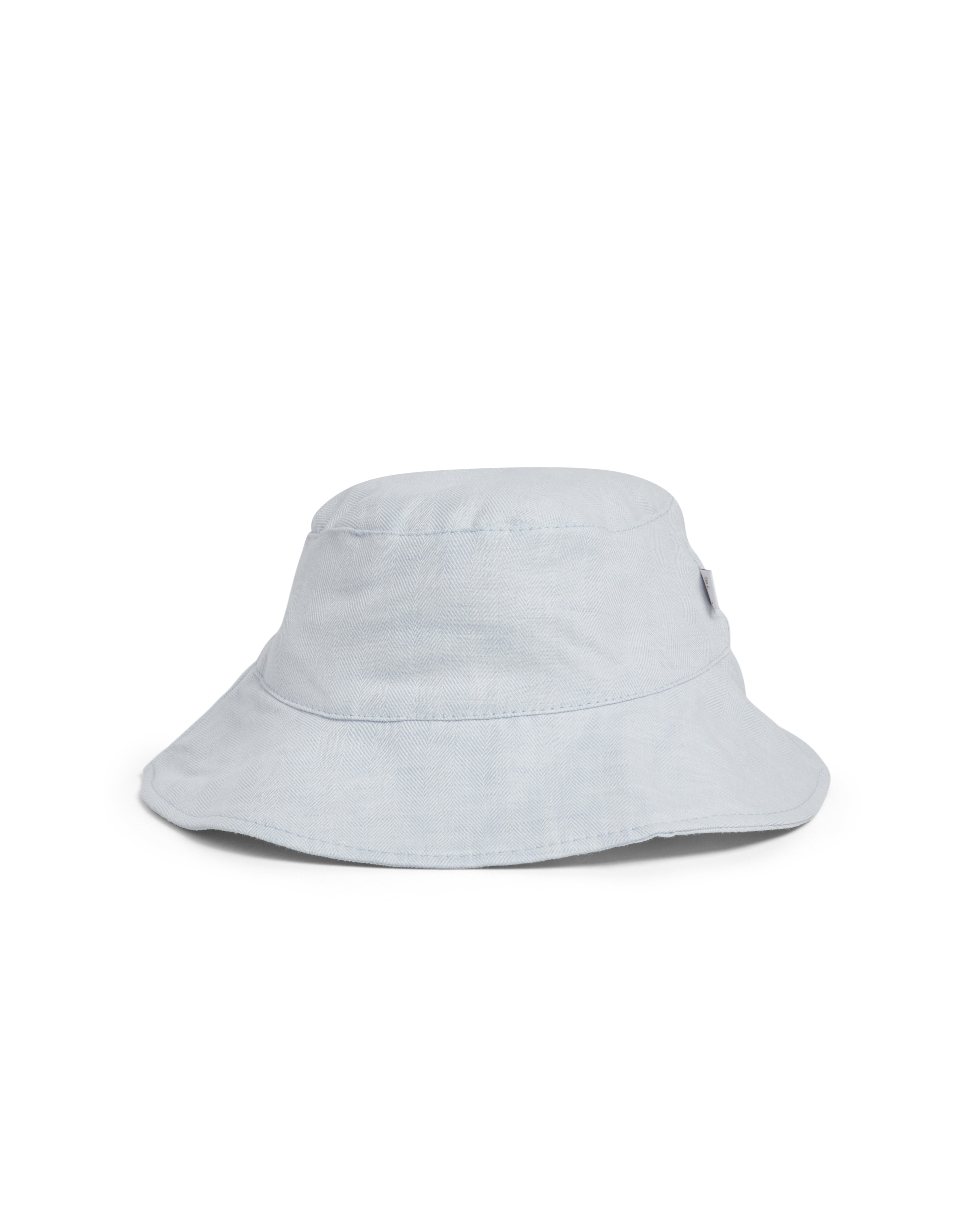 Sky Linen Blend Bucket Hat