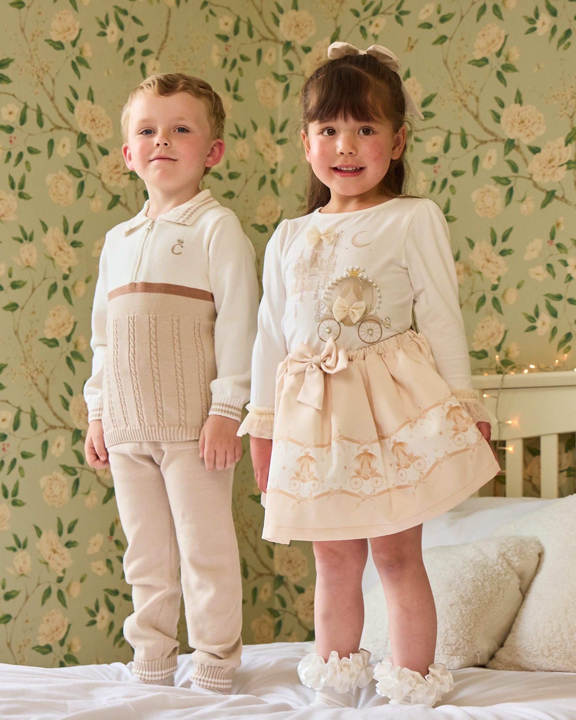 Mink Carriage Skirt Set