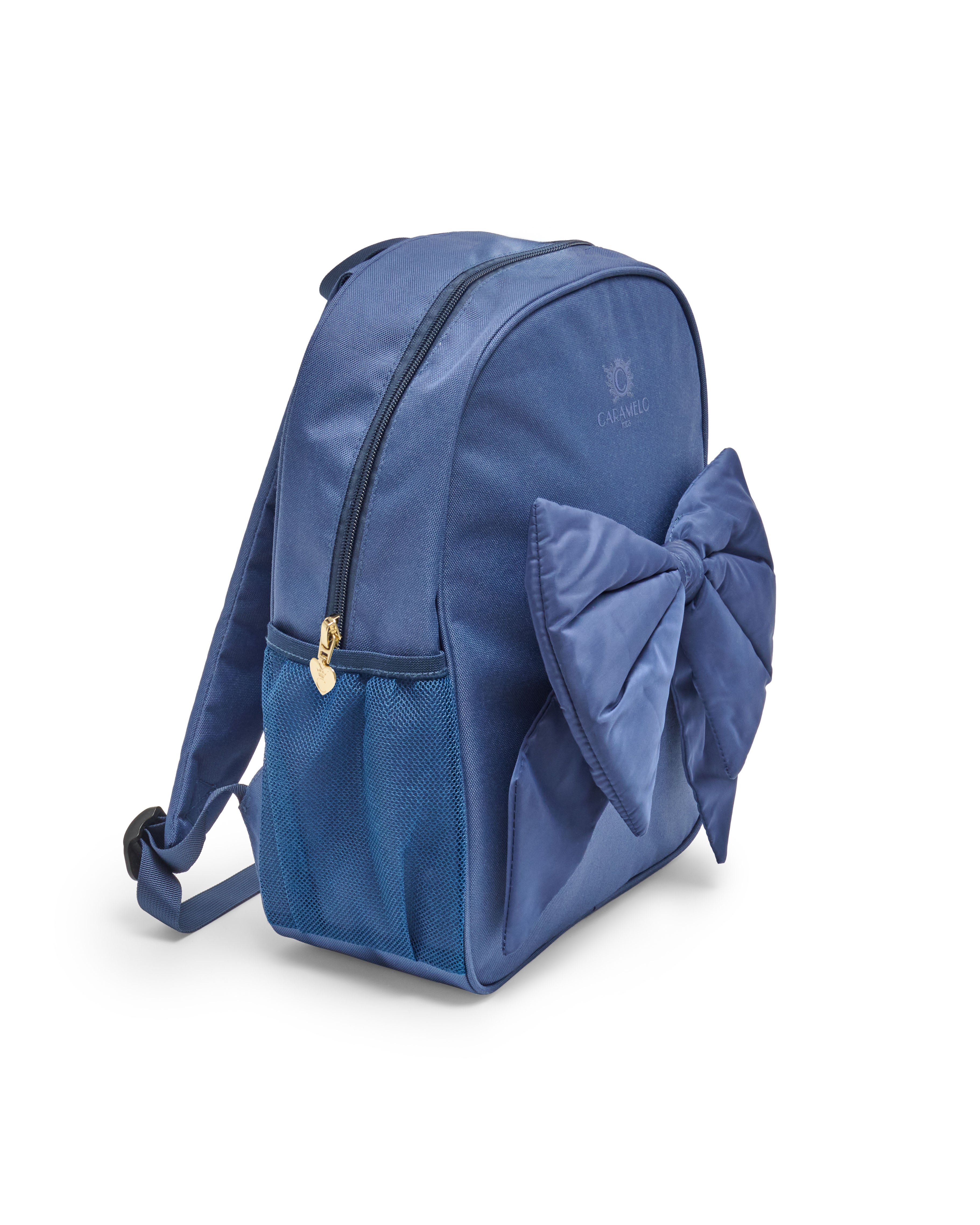 Navy Bow Backpack