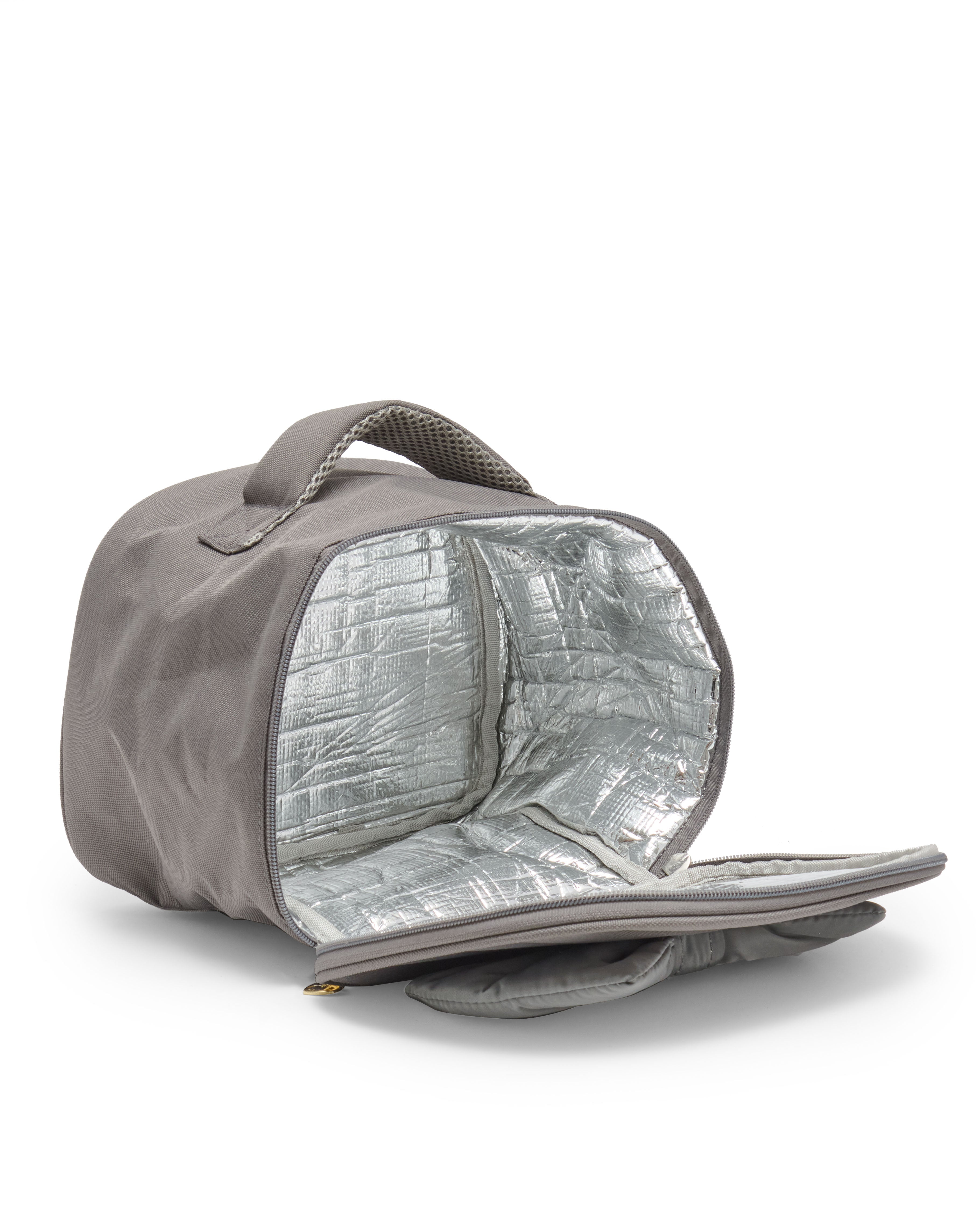 Grey Bow Lunch Bag