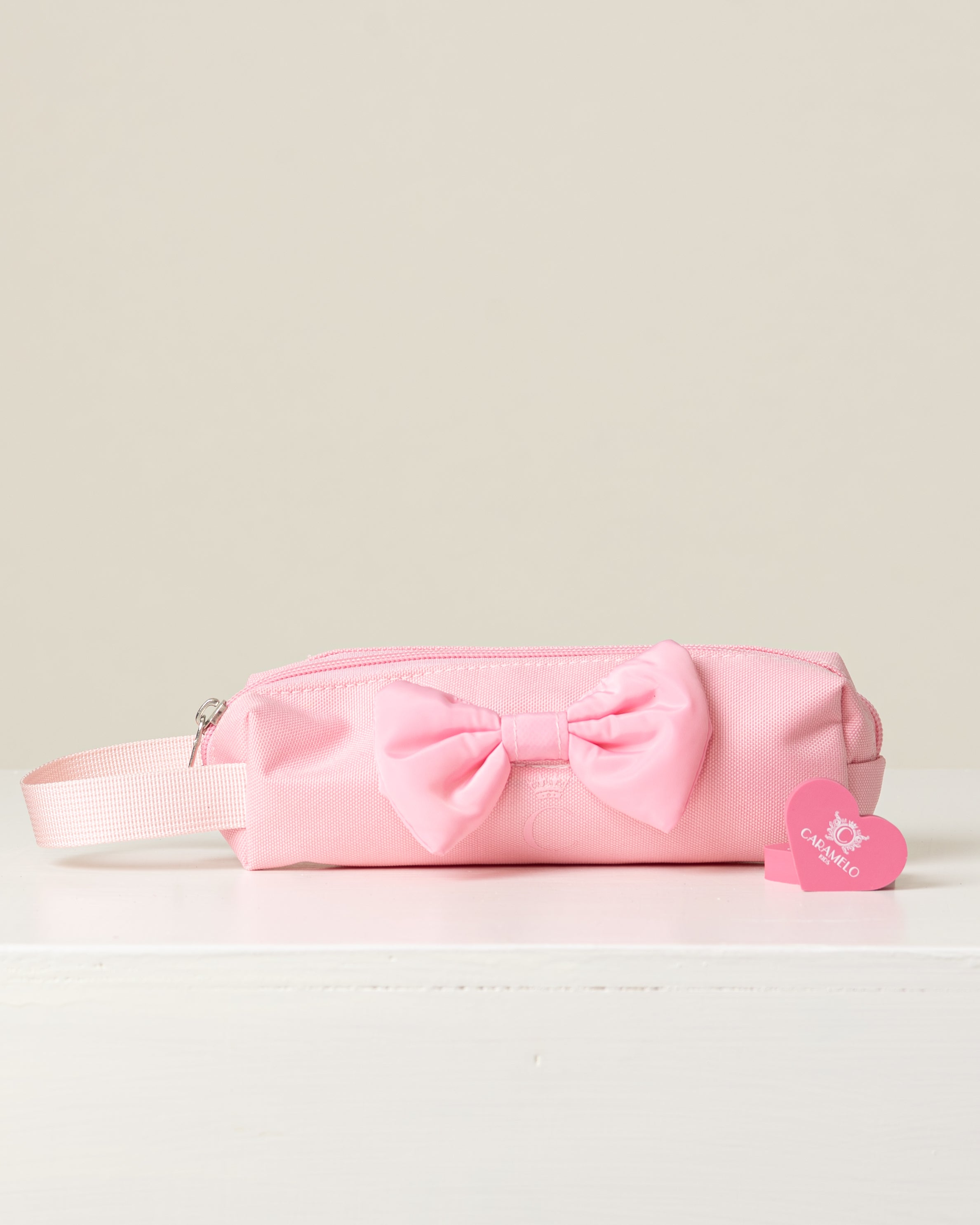 Pink Pencil Case with Bow