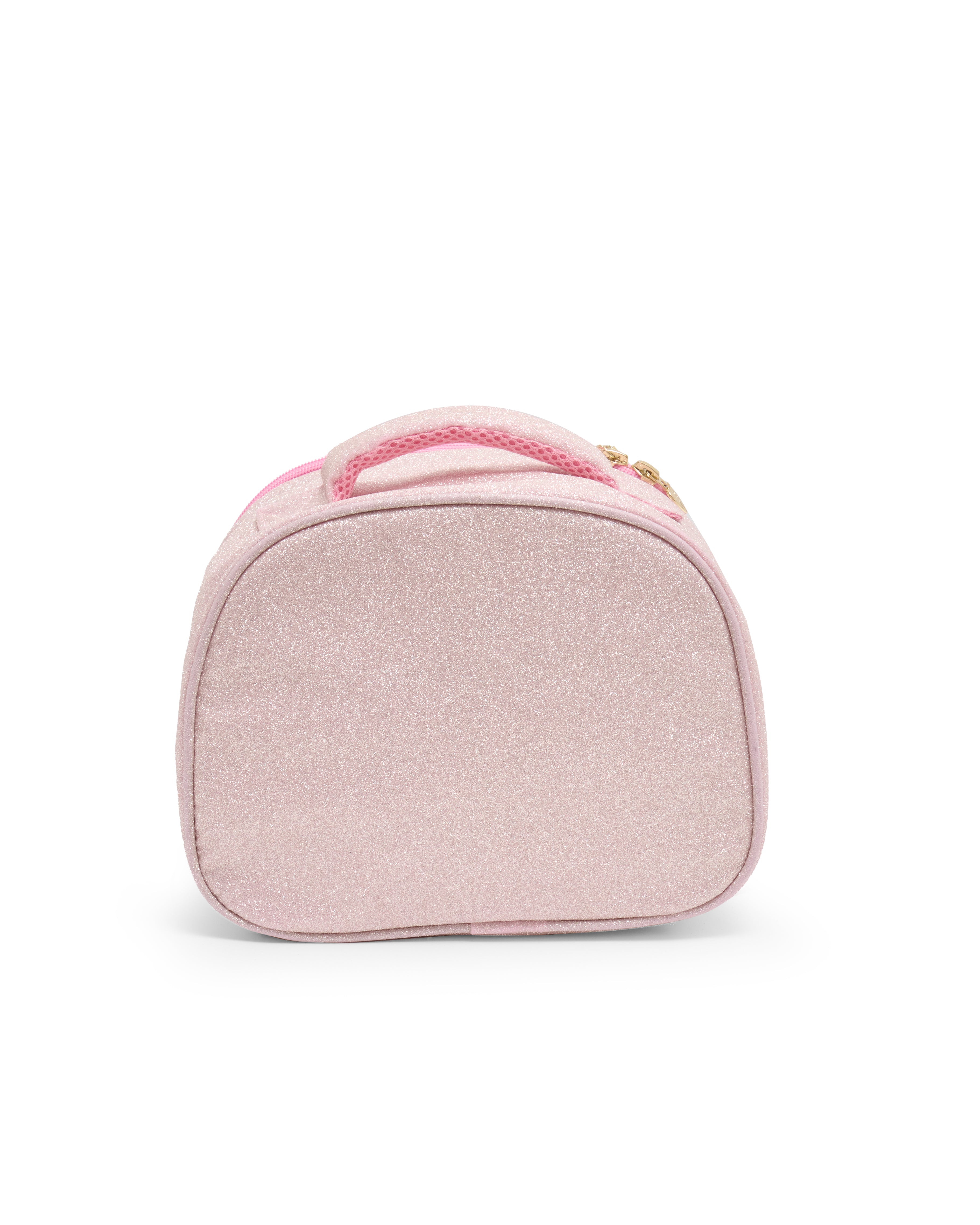 Pink Glitter Lunch Bag with Bow