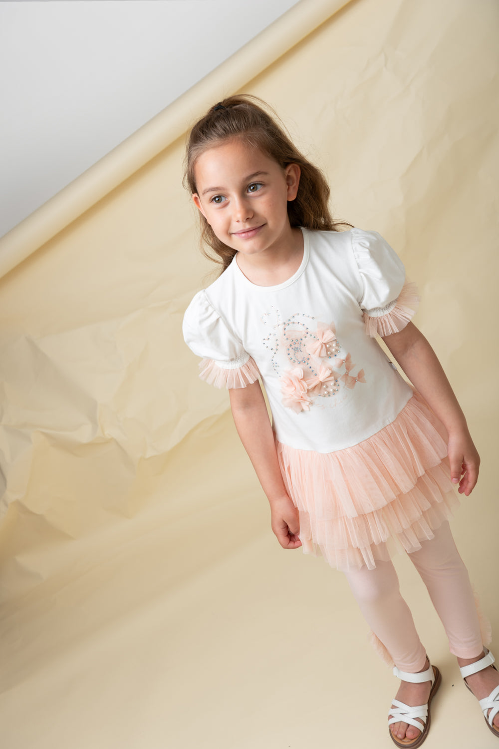 Luxe Life Peach Top and Legging Set (4-8yrs)