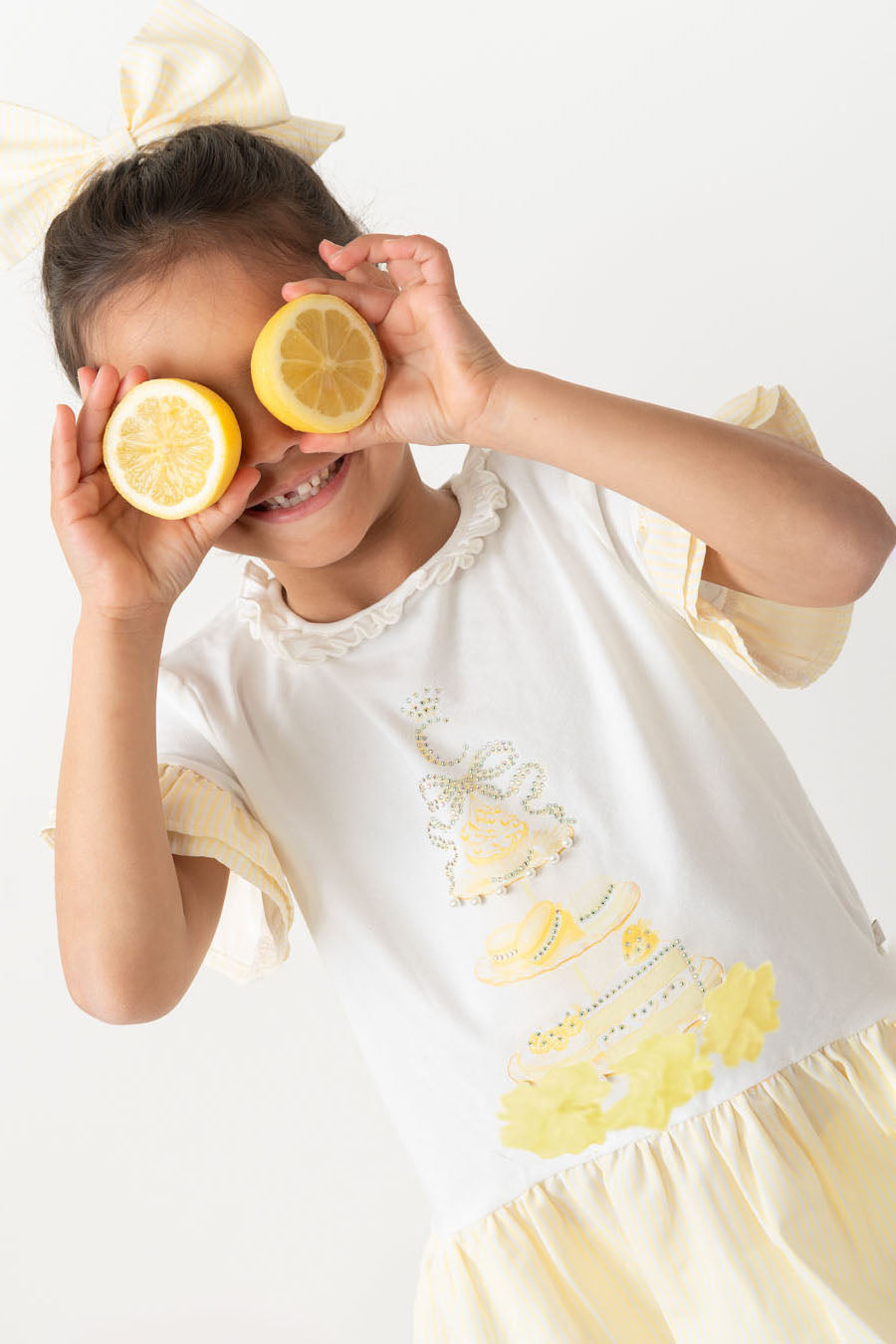 English Summer Lemon Leggings Set (4-8yrs)