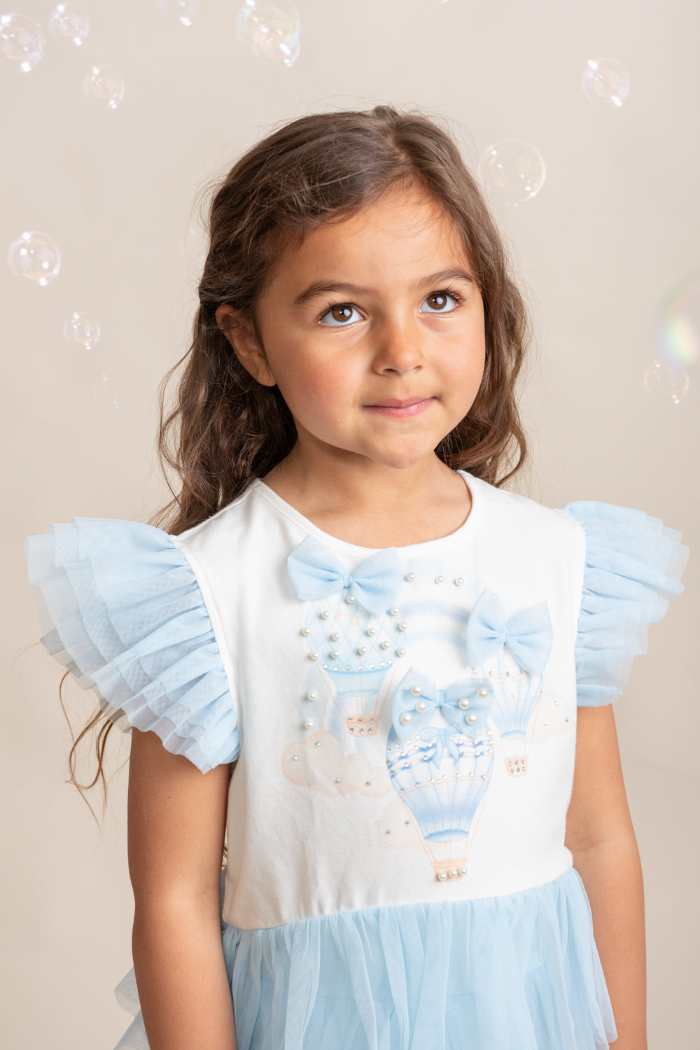 Fly Away Sky Blue Top and Leggings Set (4-8yrs)