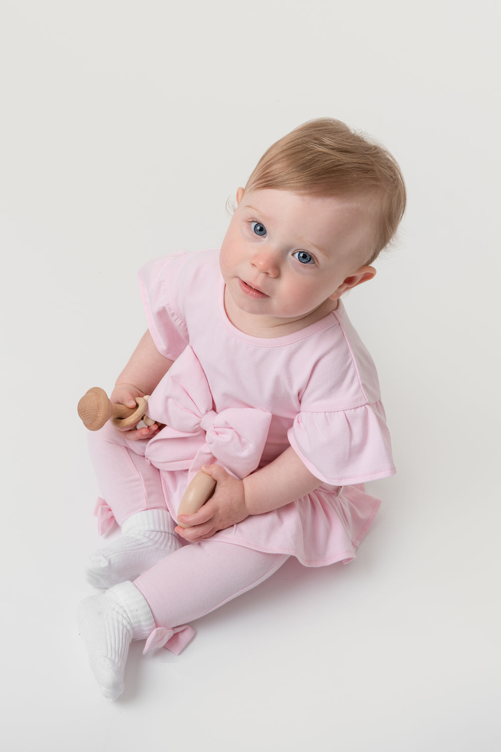 Elevated Essentials Pink Baby Legging Set