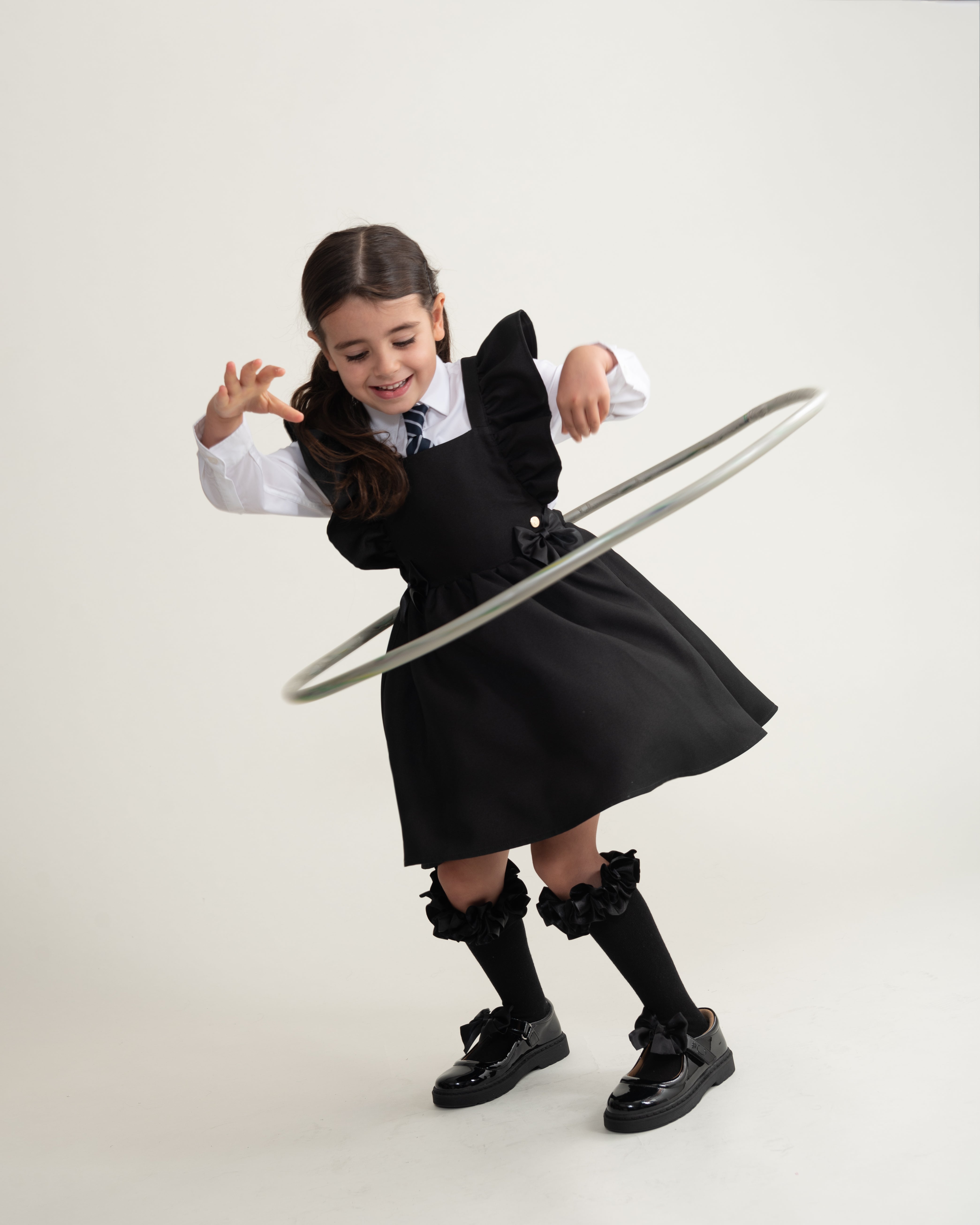 Black Pinafore Dress