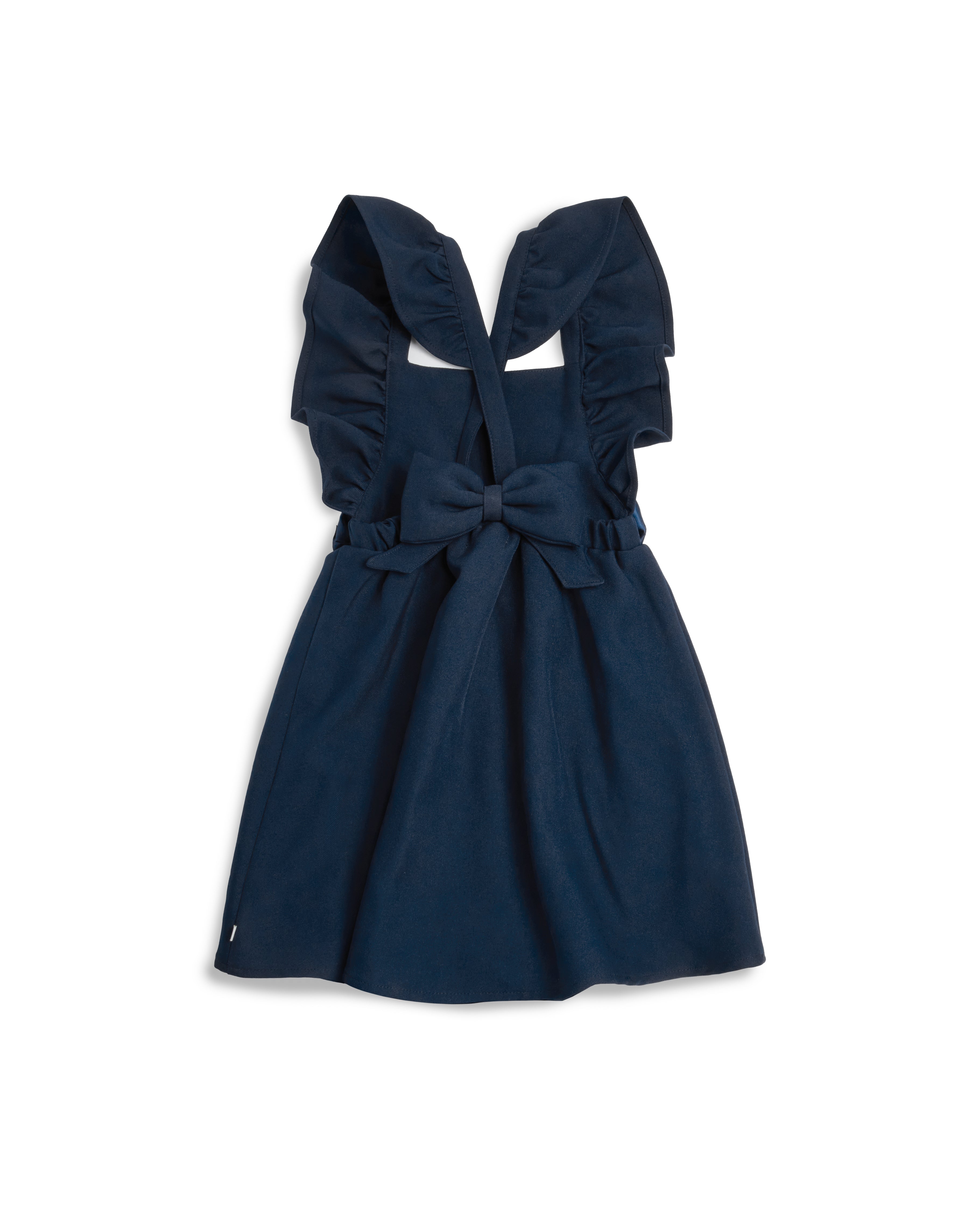 Navy Pinafore Dress