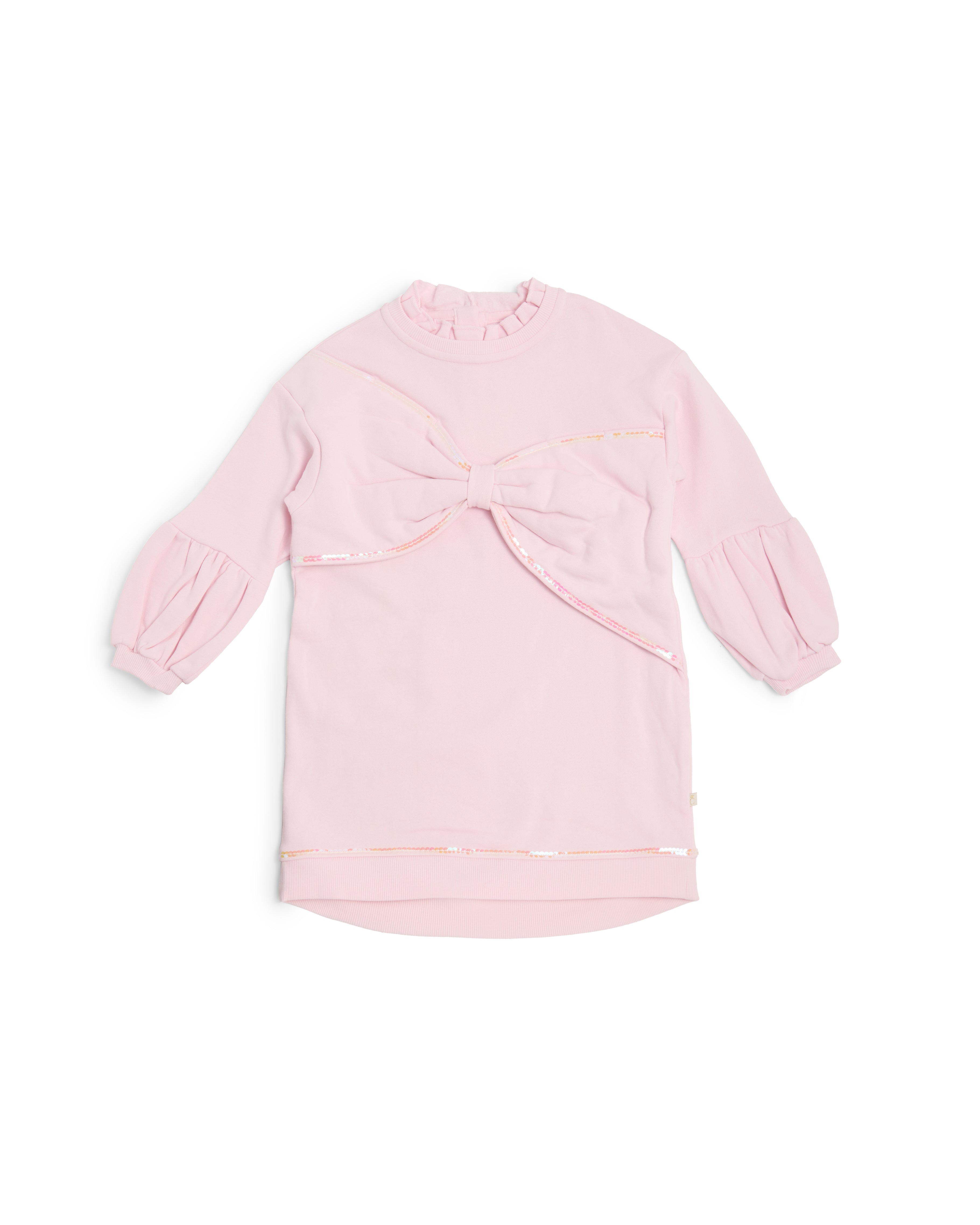 Pink Bow Sweater Dress