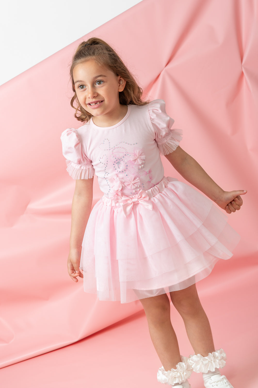 Luxe Life Pink Skirt Set (1-4yrs)