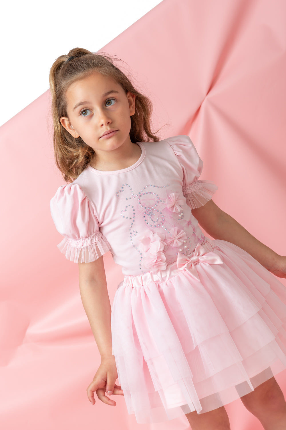 Luxe Life Pink Skirt Set (1-4yrs)