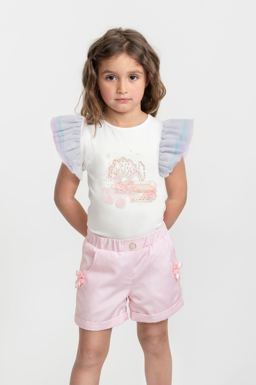 Deep Sea Dreams Pink Short Set (12 months - 3yrs)