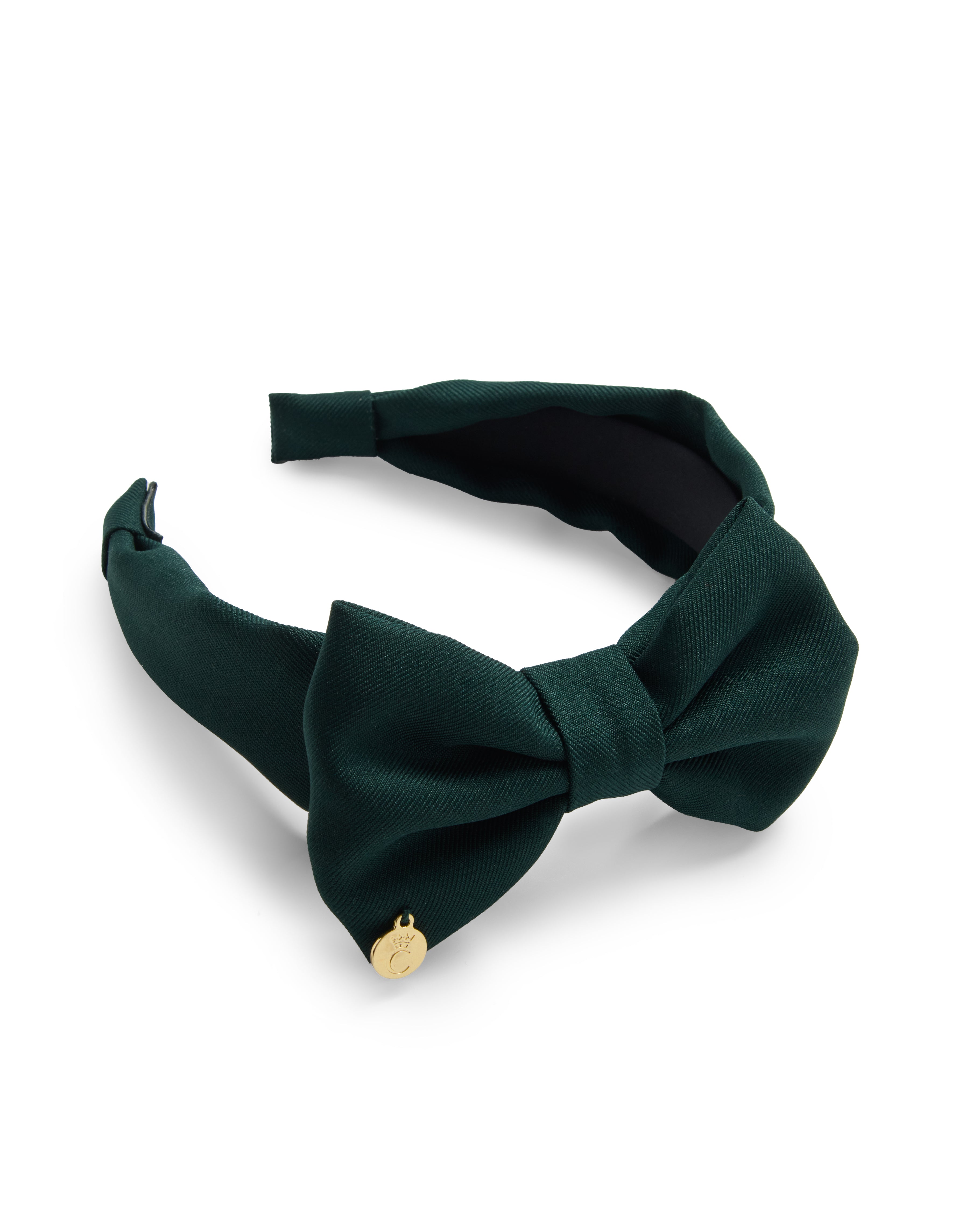 Bottle Green Bow Headband