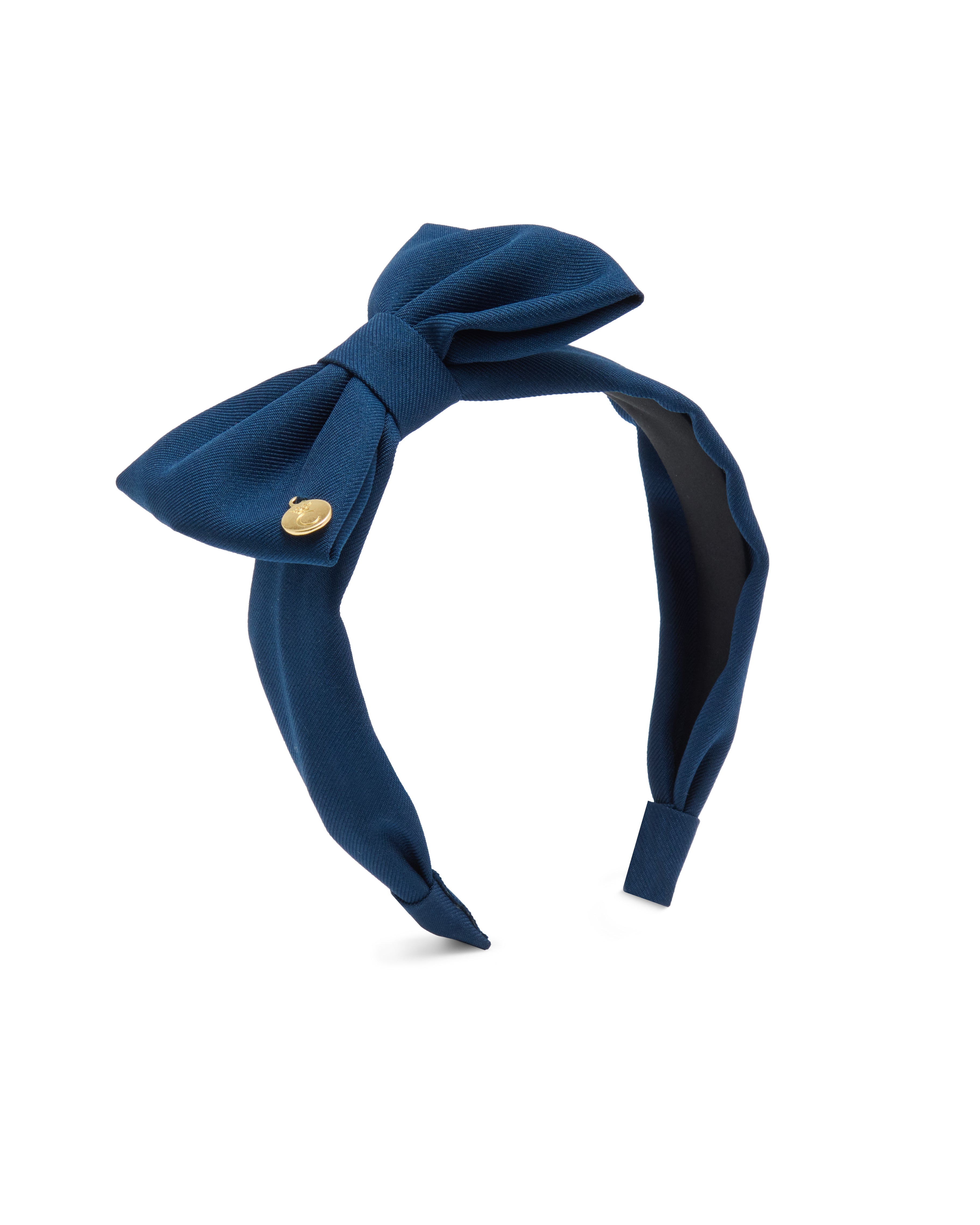 Navy Bow Headband
