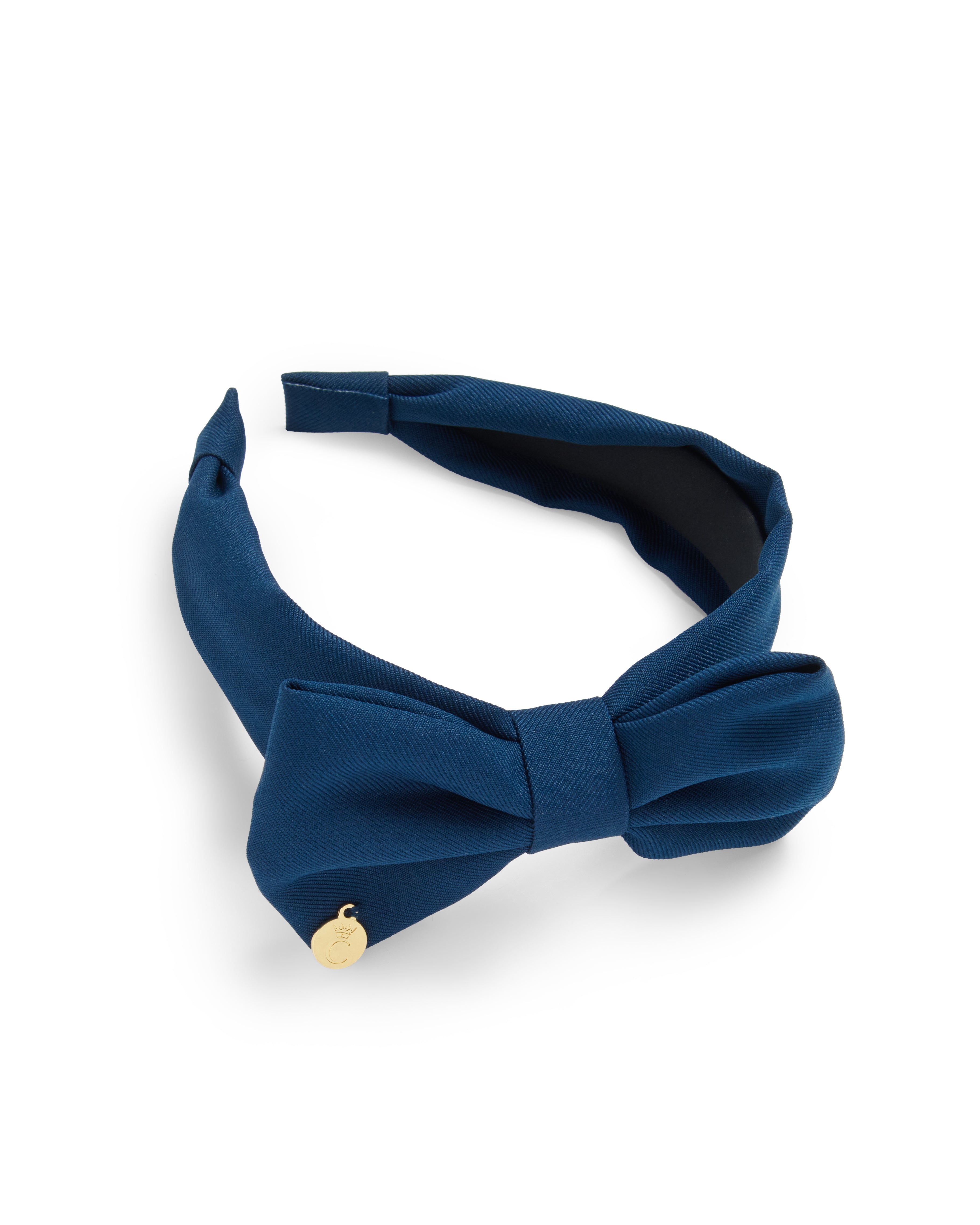 Navy Bow Headband