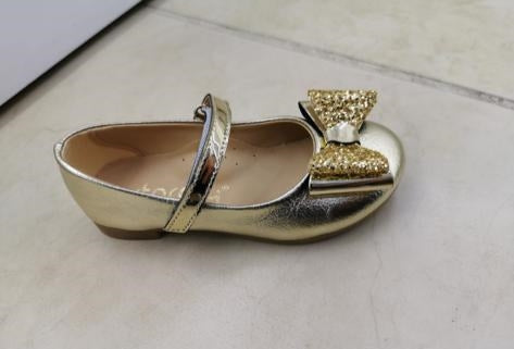 Sparkly Bow Ballerina Shoe