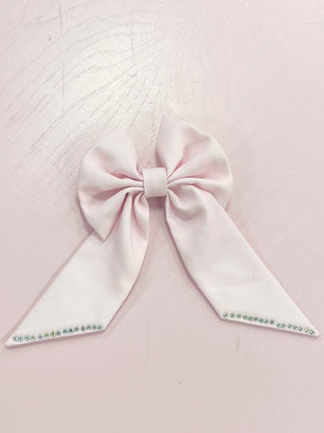 Diamonte Hair Bow with Alligator clip