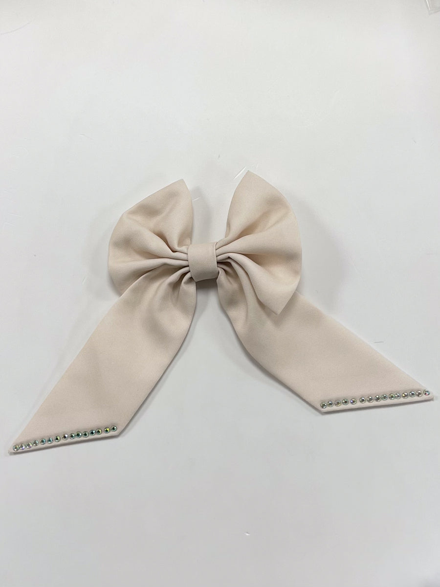 Diamonte Hair Bow with Alligator clip